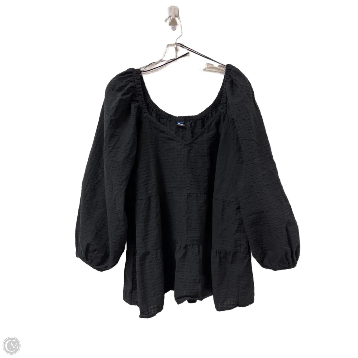 Top Long Sleeve By Old Navy In Black, Size: 3x