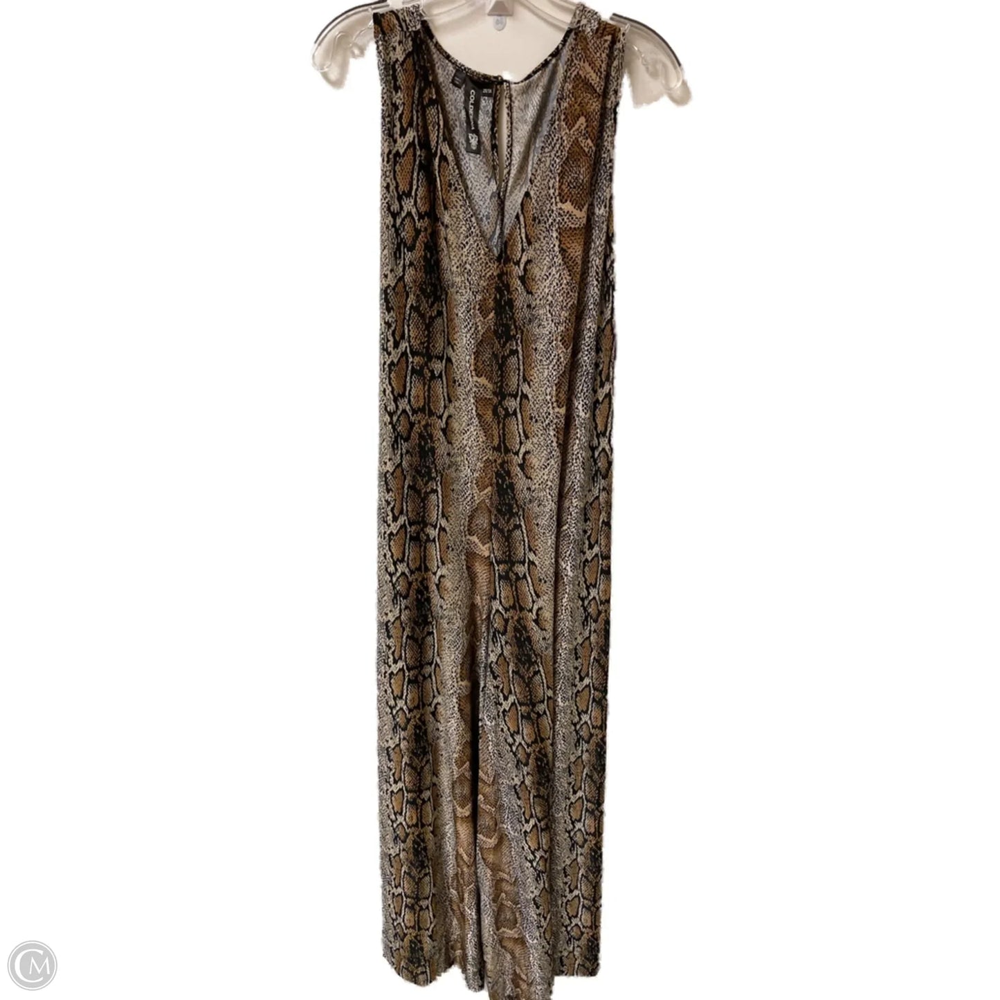 Jumpsuit By Clothes Mentor In Snakeskin Print, Size: 3x