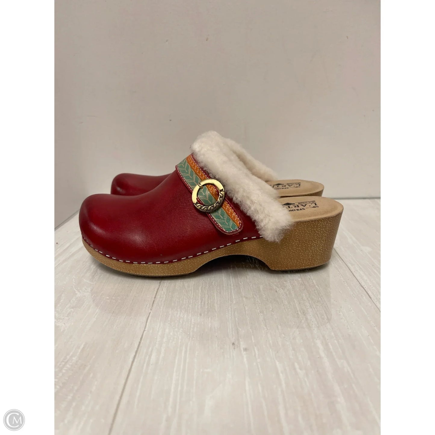 Shoes Flats By Spring Step In Red, Size: 7.5
