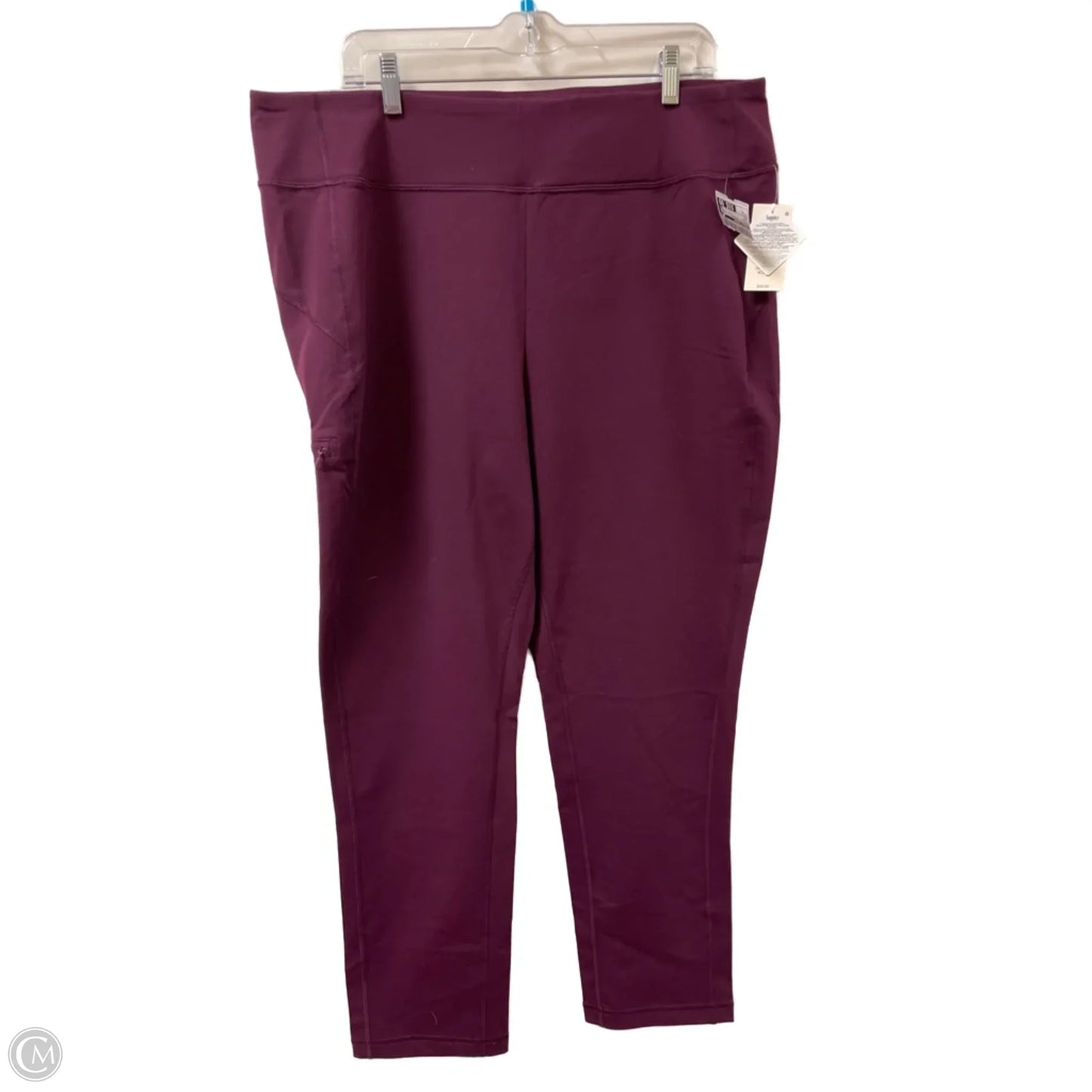 Athletic Leggings By Duluth Trading In Purple, Size: Xl