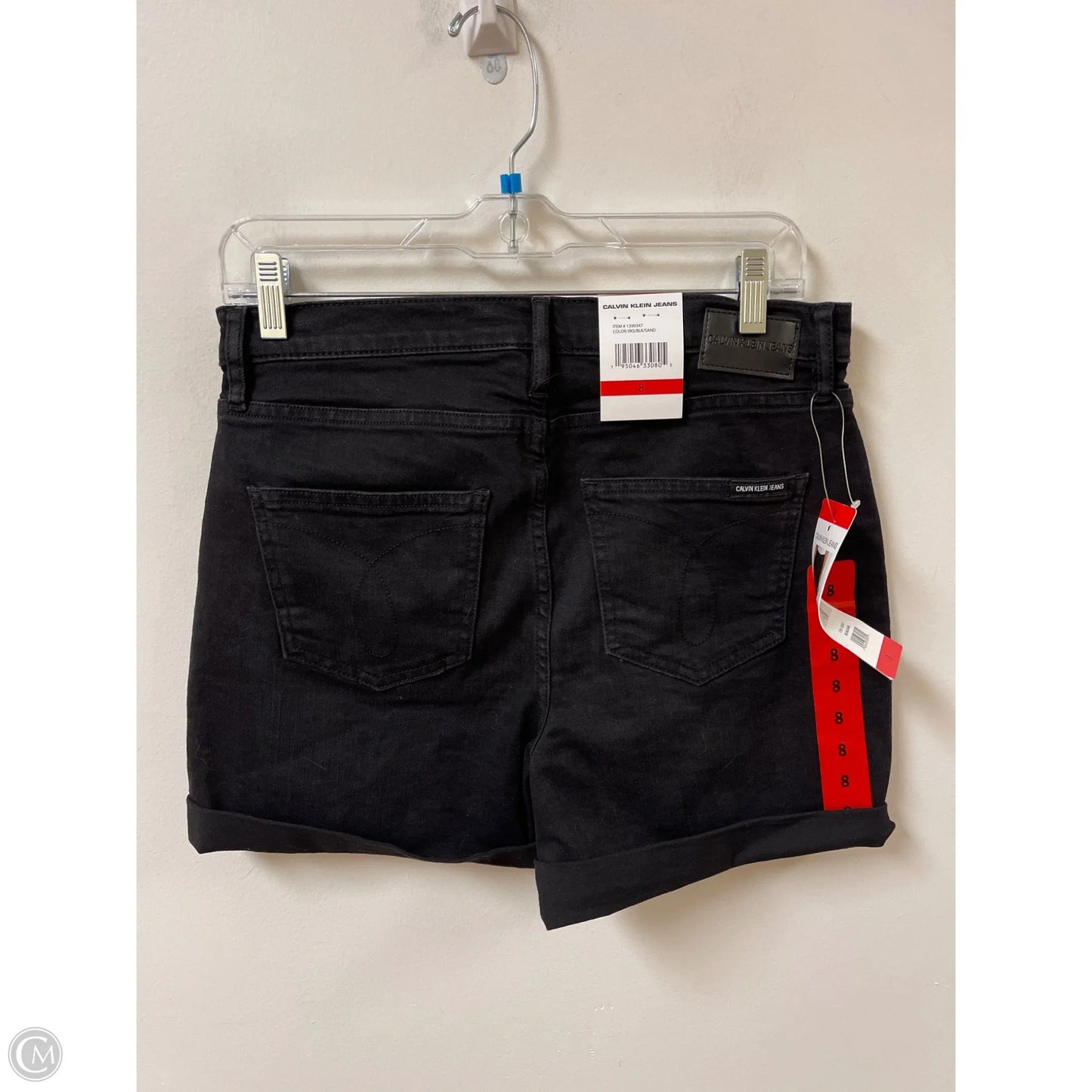 Shorts By Calvin Klein In Black Denim, Size: 8
