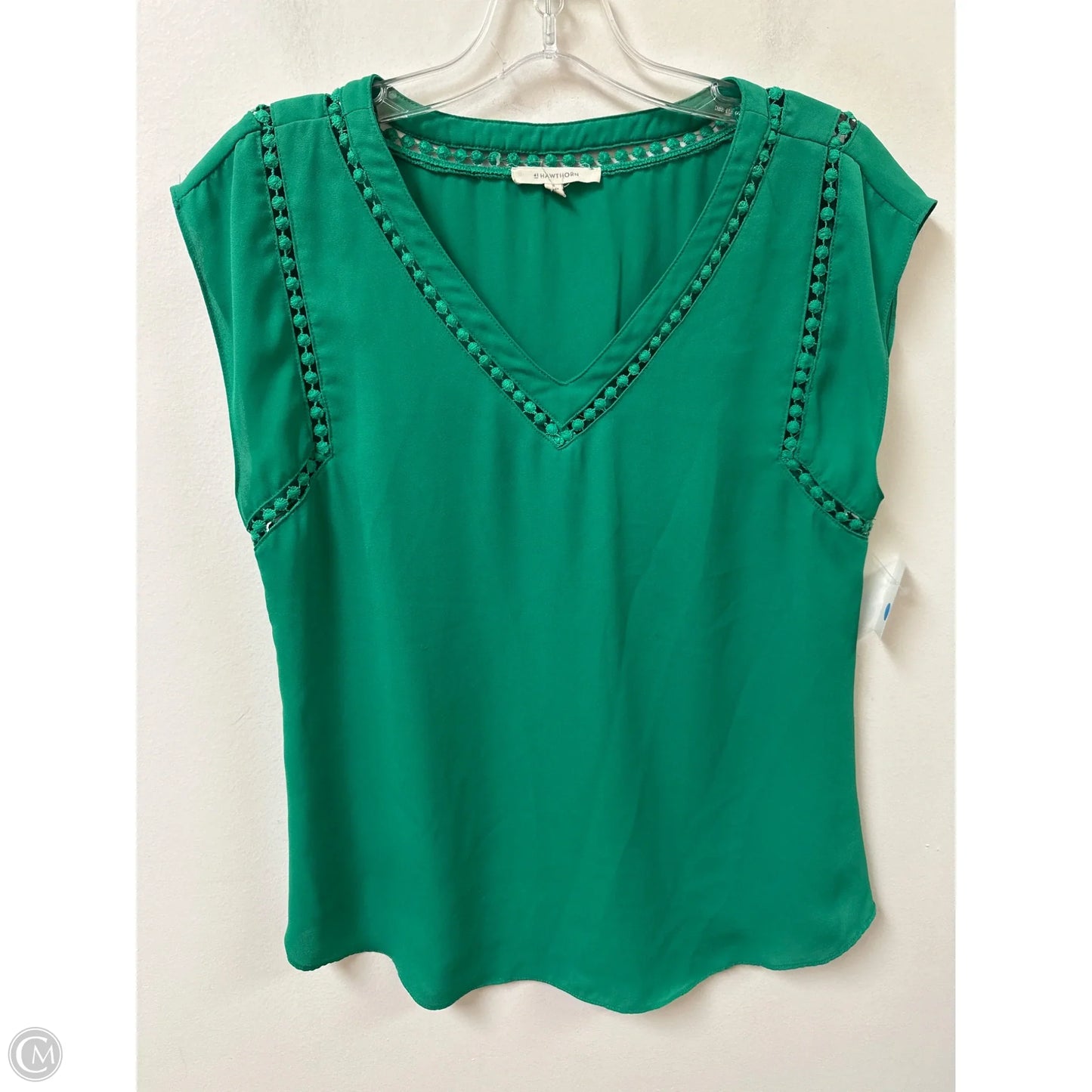 Top Short Sleeve By 41 Hawthorn In Green, Size: S