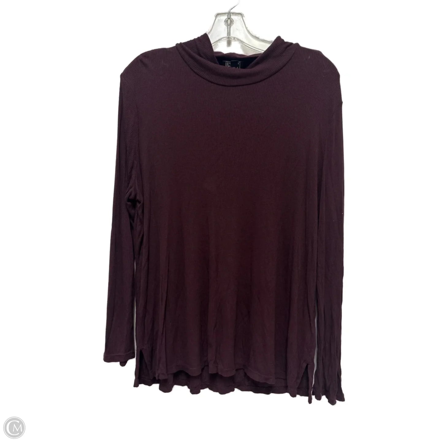Top Long Sleeve By Jones New York In Purple, Size: Xl