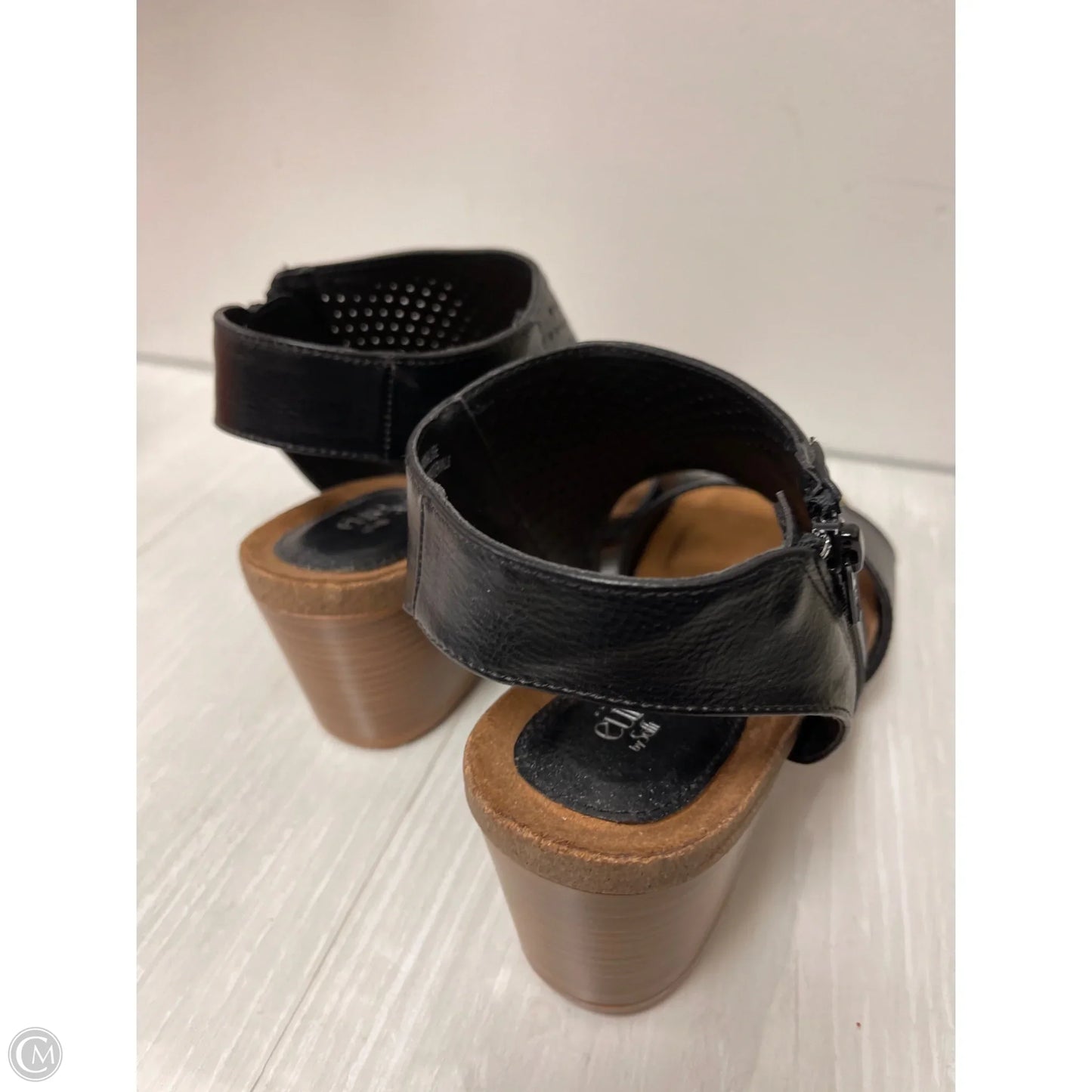 Sandals Heels Block By Sofft In Black, Size: 10