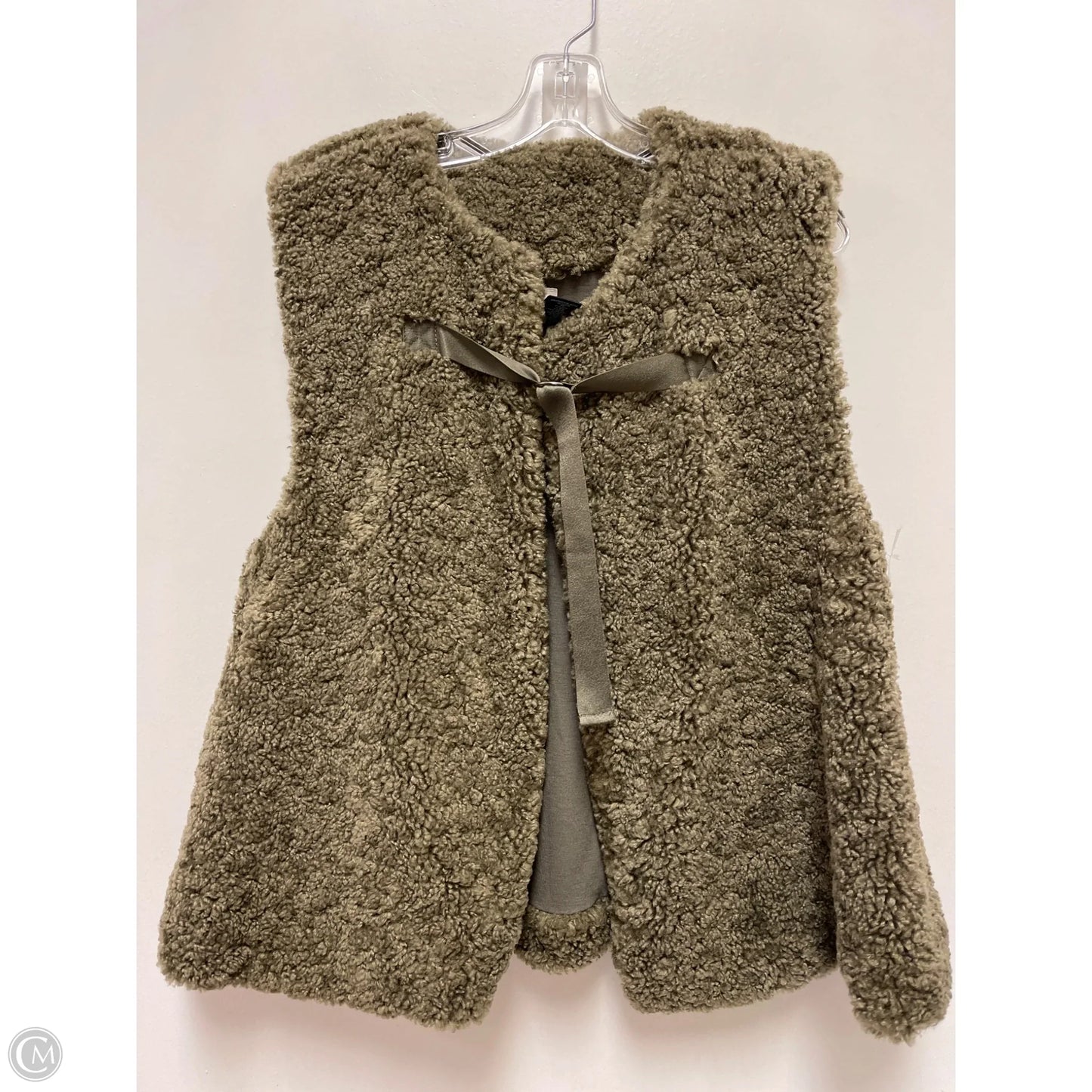 Vest Faux Fur & Sherpa By Akemi And Kin In Green, Size: Osfm