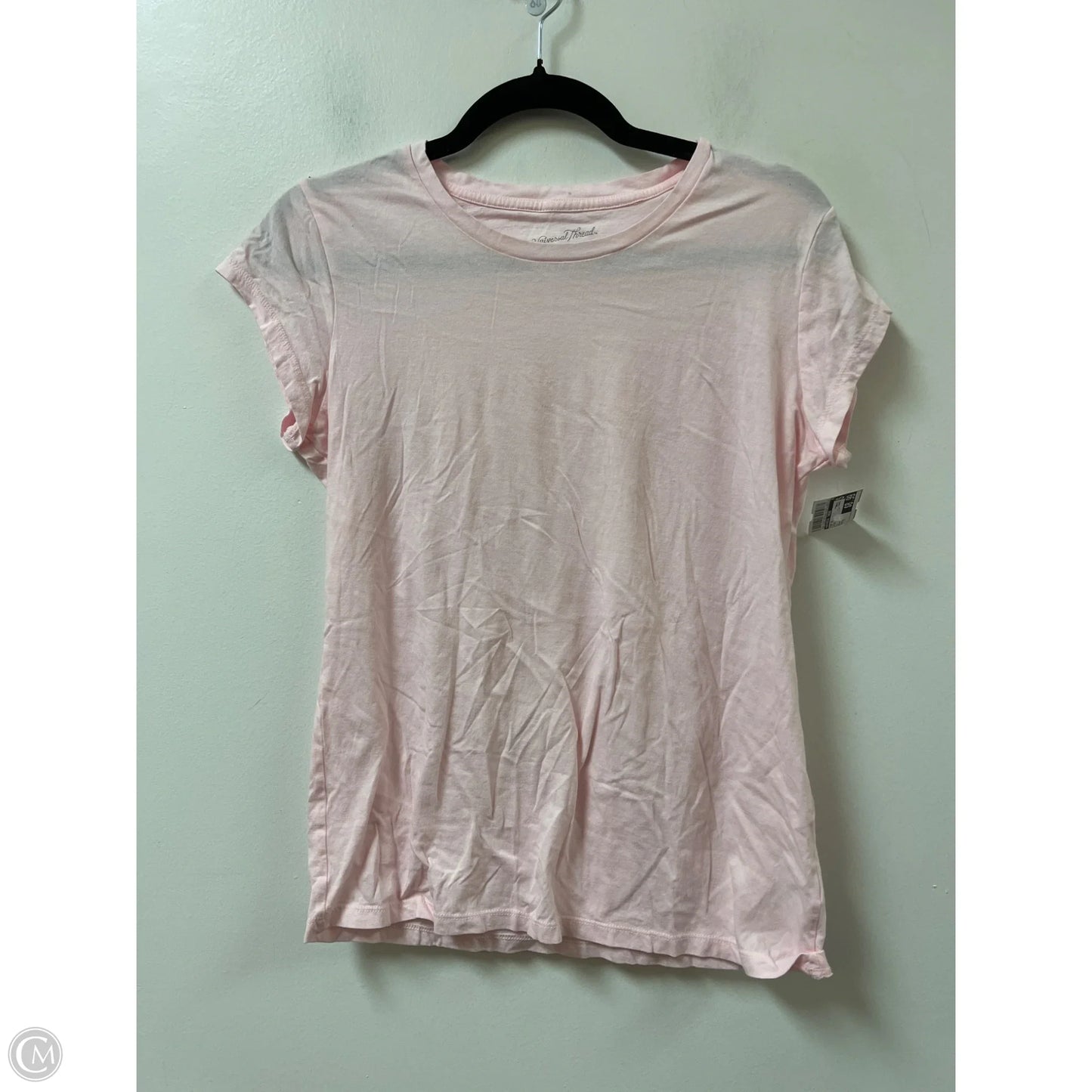 Top Short Sleeve By Universal Thread In Pink, Size: M
