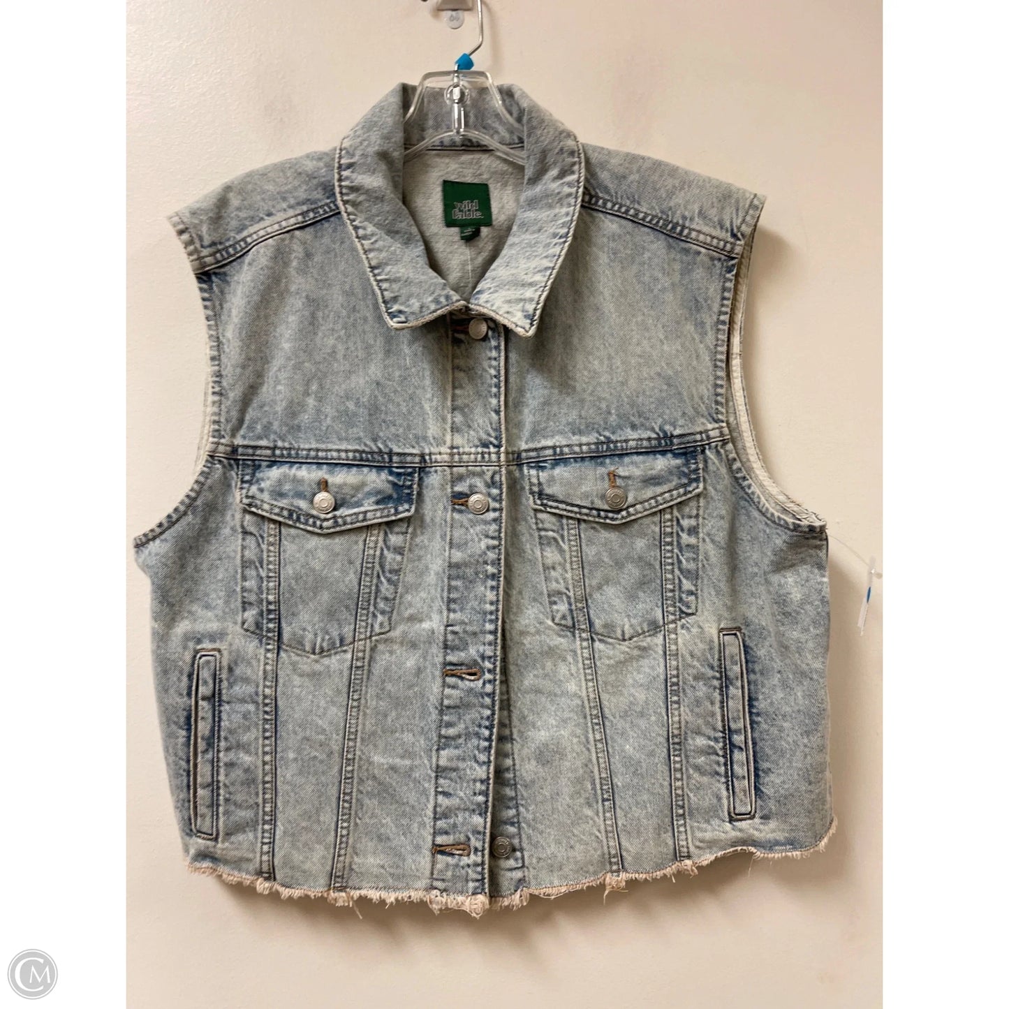 Vest Other By Wild Fable In Blue Denim, Size: L