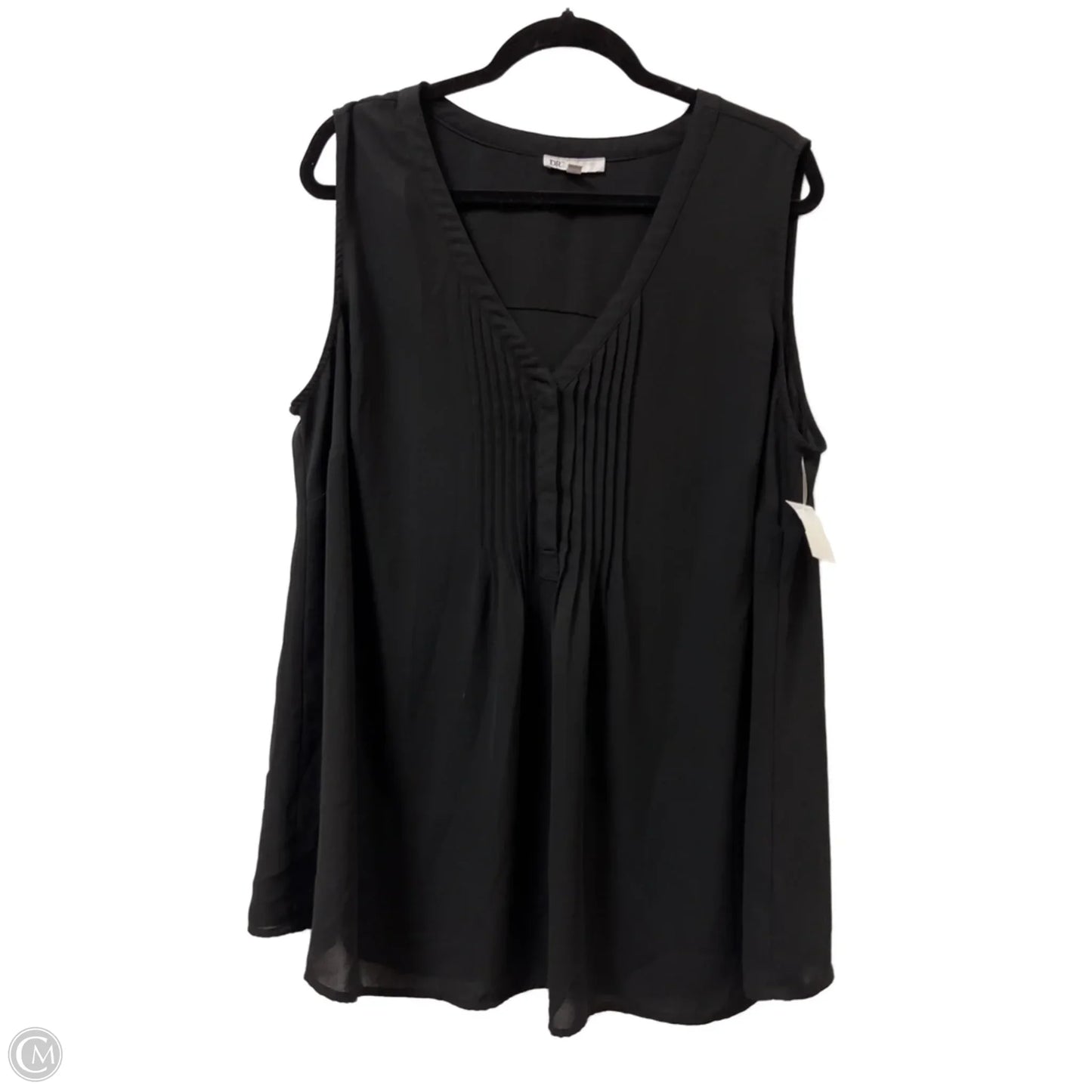 Top Sleeveless By Dr2 In Black, Size: 1x