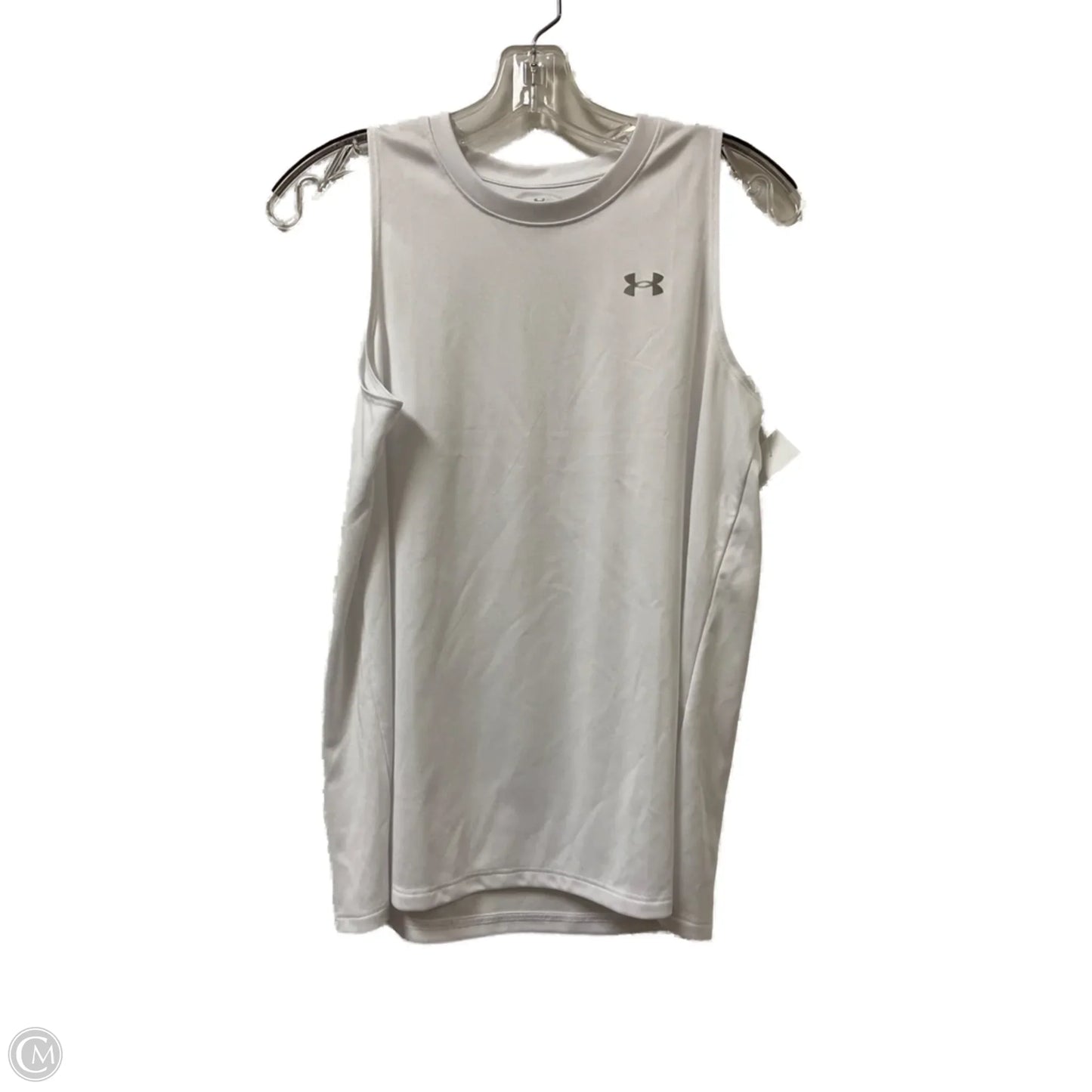 Athletic Tank Top By Under Armour In White, Size: S