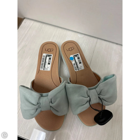Sandals Designer By Ugg In Blue, Size: 10