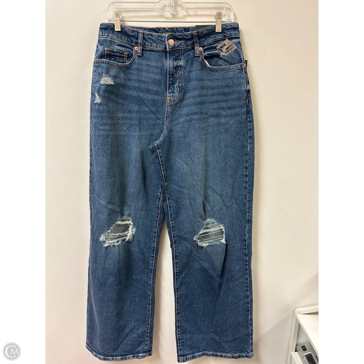 Jeans Straight By Wild Fable In Blue Denim, Size: 10