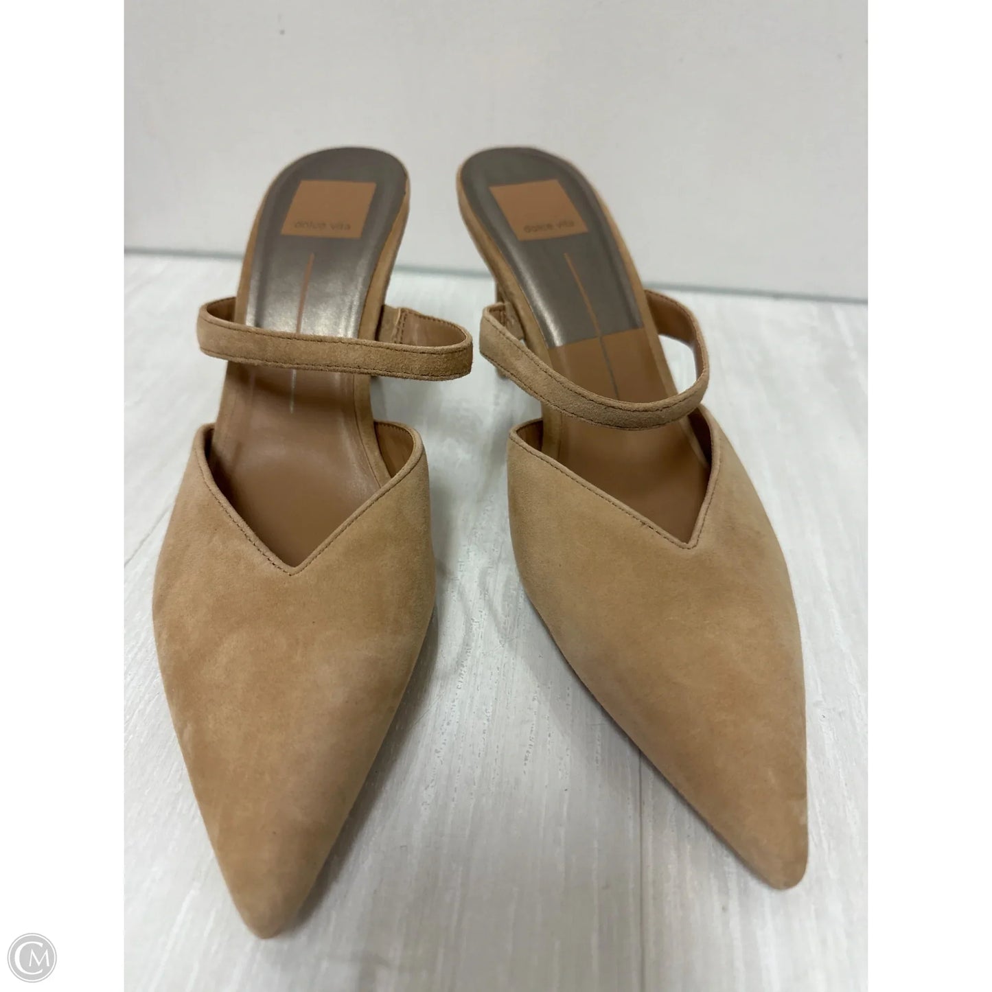 Sandals Heels Stiletto By Dolce Vita In Cream, Size: 8