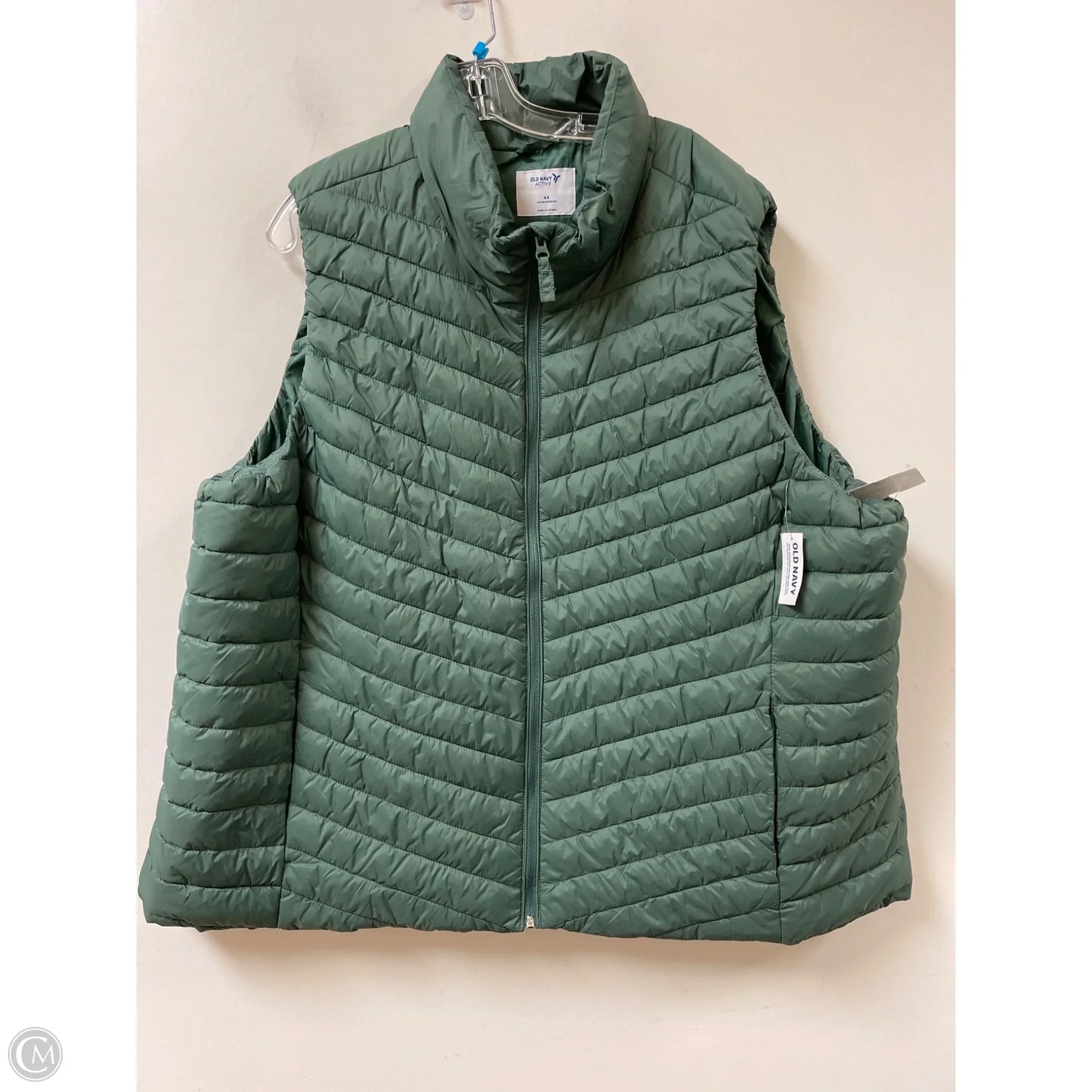 Vest Puffer & Quilted By Old Navy In Green, Size: 4x