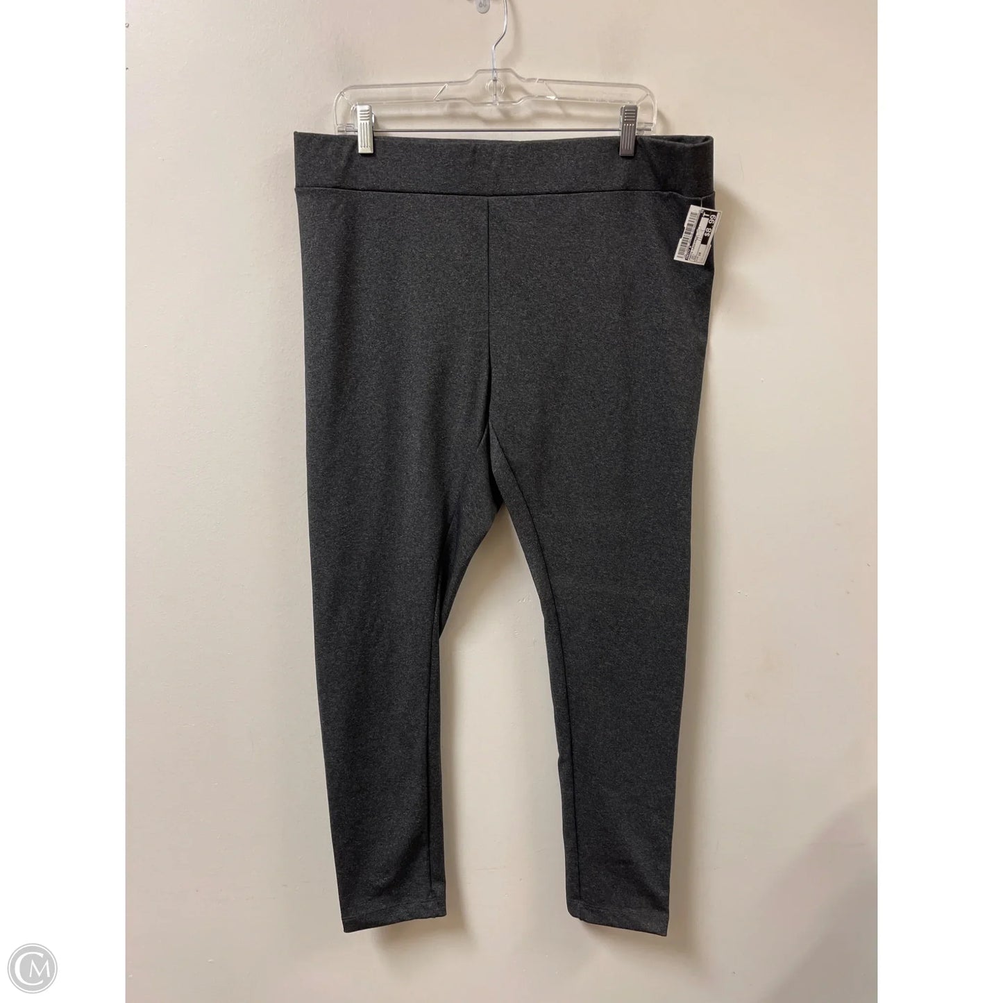 Pants Leggings By Matty M In Grey, Size: 18