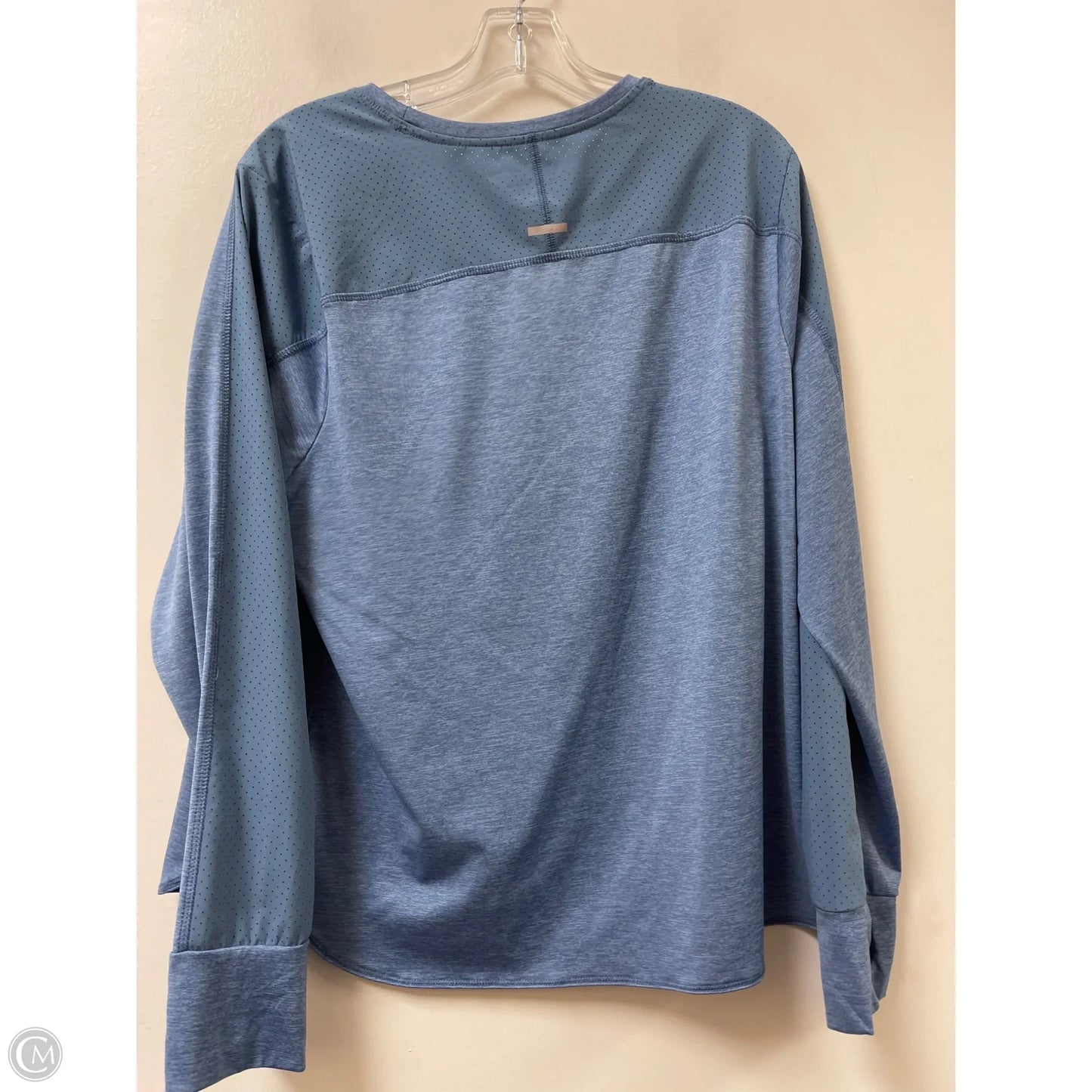 Athletic Top Long Sleeve Crewneck By Avia In Blue, Size: Xl