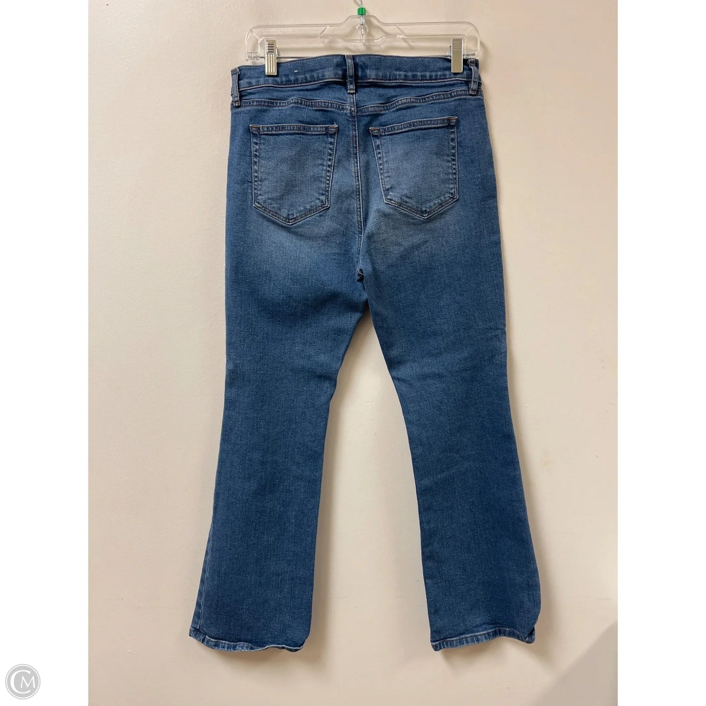 Jeans Boot Cut By Loft In Blue Denim, Size: 8p