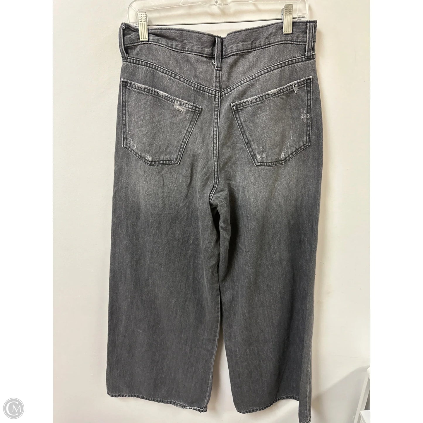 Jeans Wide Leg By Universal Thread In Grey Denim, Size: 8