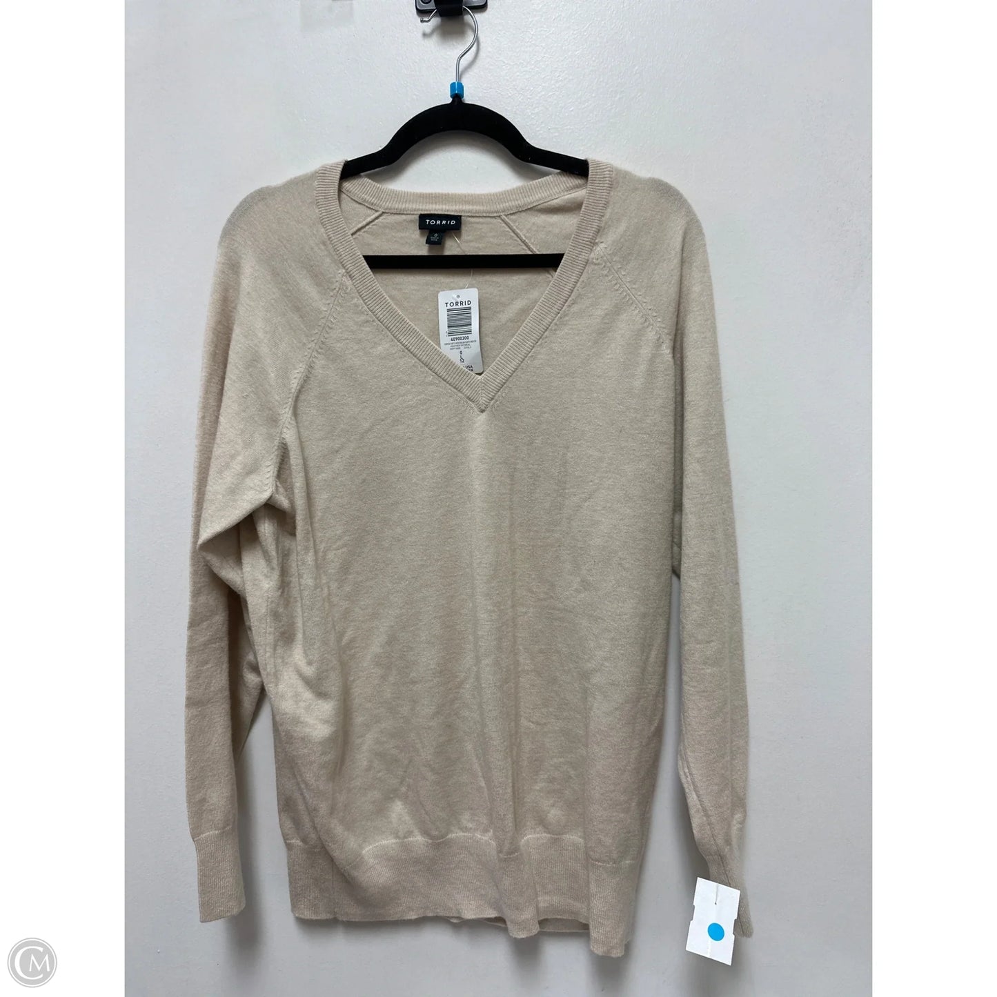 Sweater By Torrid In Cream, Size: L