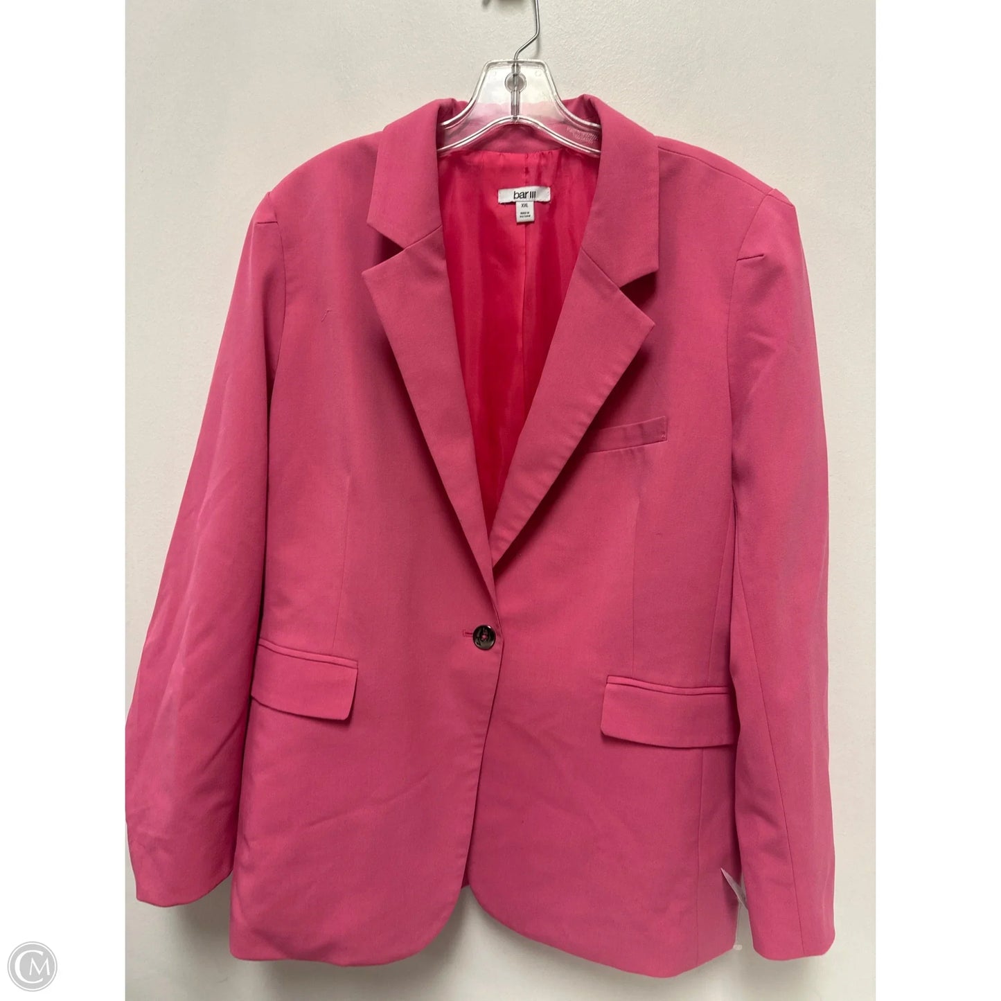 Blazer By Bar Iii In Pink, Size: 1x