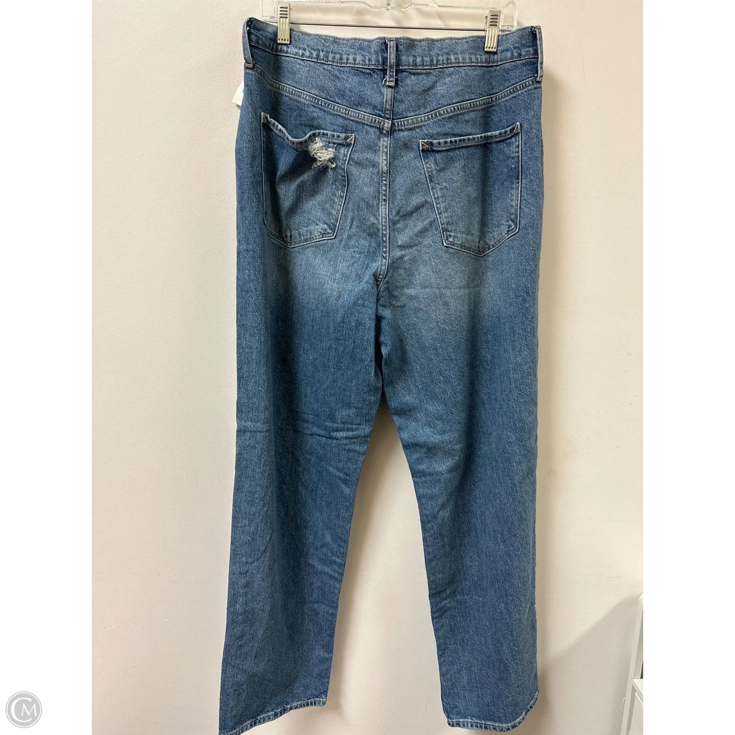 Jeans Straight By Ana In Blue Denim, Size: 14