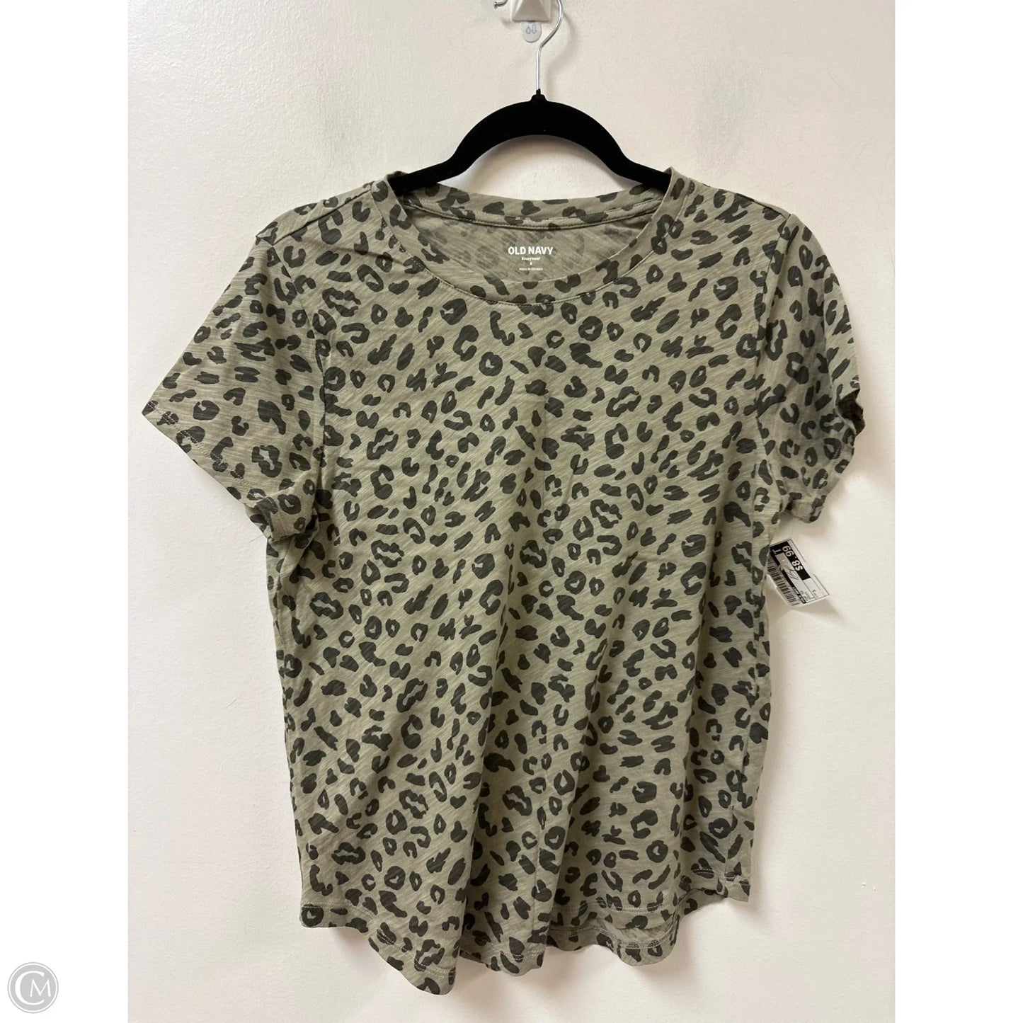 Top Short Sleeve By Old Navy In Green, Size: S