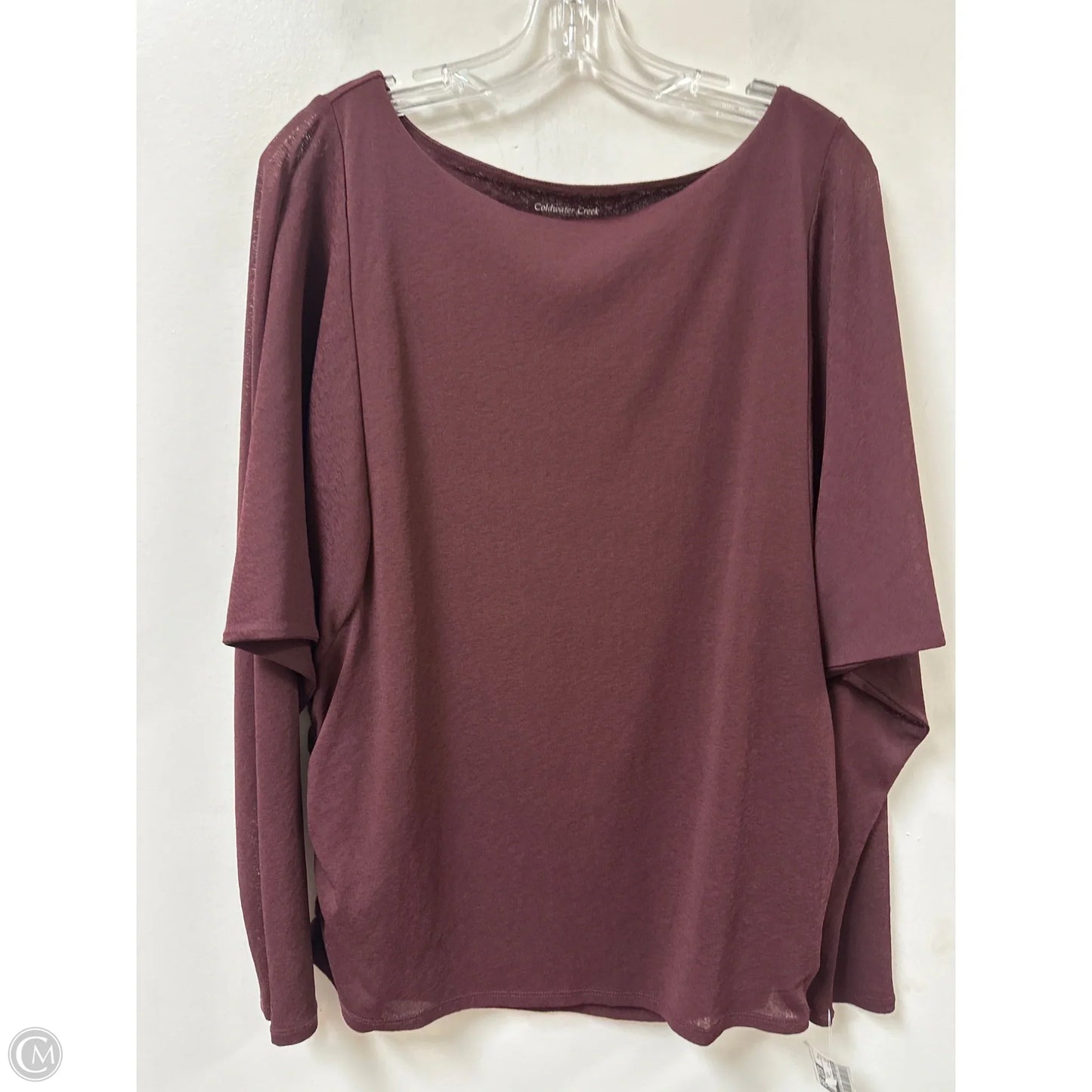 Top Long Sleeve By Coldwater Creek In Red, Size: Xl