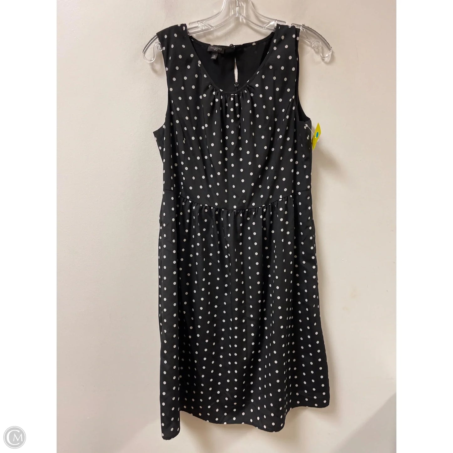 Dress Casual Midi By Talbots In Polkadot Pattern, Size: Lp