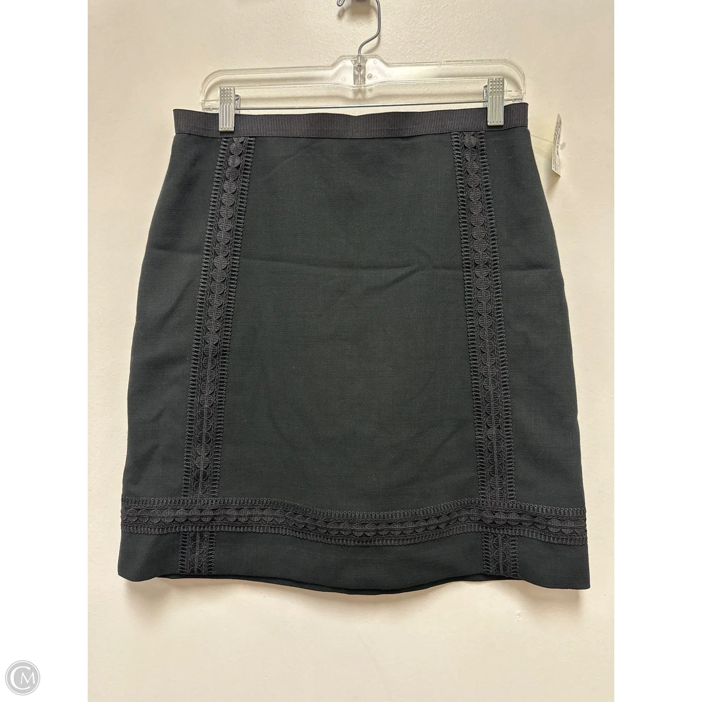 Skirt Midi By Ann Taylor In Black, Size: 8