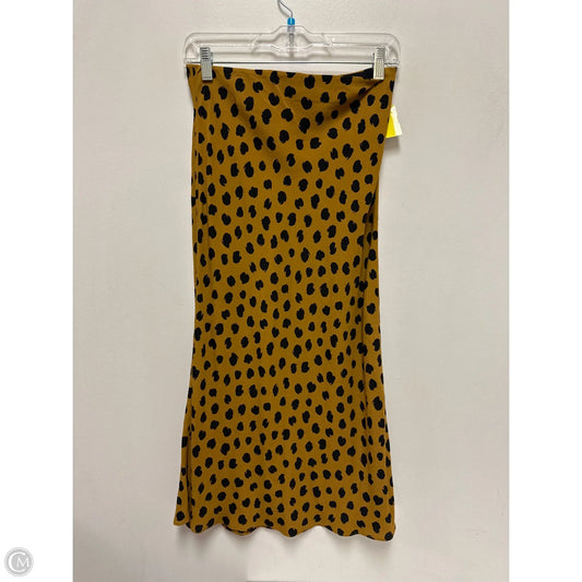 Skirt Maxi By Madewell In Black & Brown, Size: 2