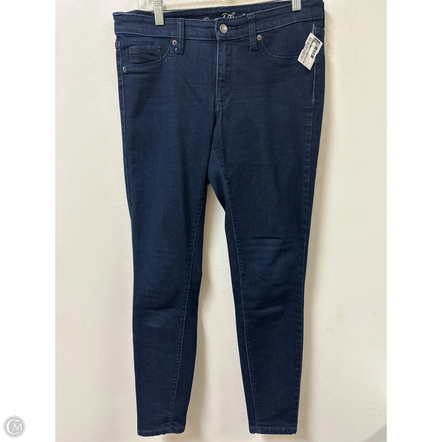 Jeans Skinny By Universal Thread In Blue Denim, Size: 8