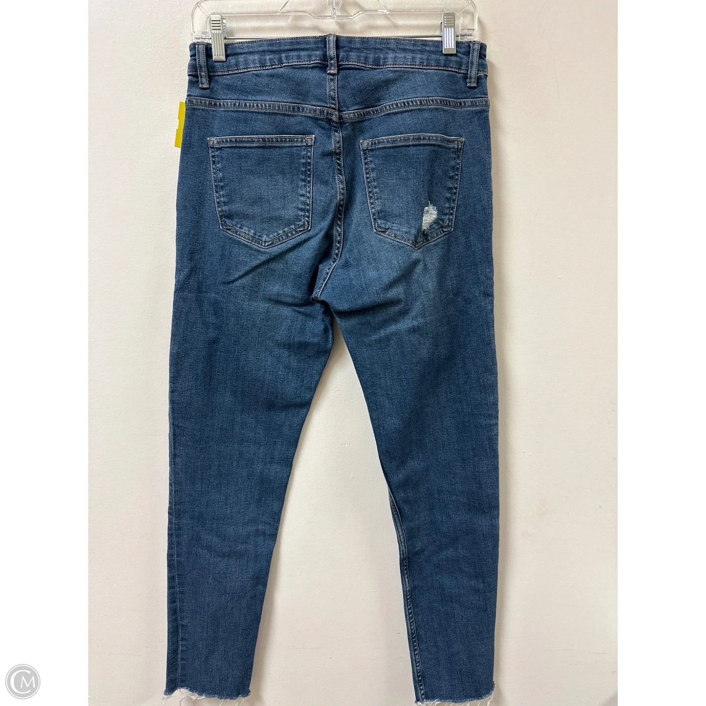 Jeans Skinny By H&m In Blue Denim, Size: 8