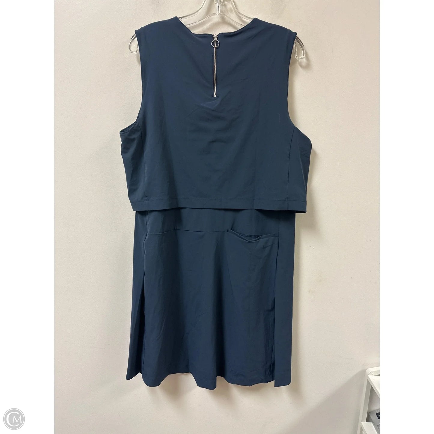 Athletic Dress By Nike In Blue, Size: Xl