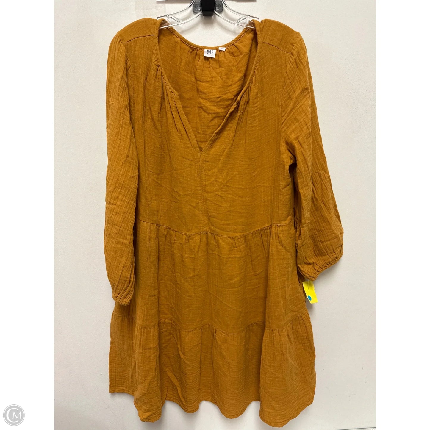 Dress Casual Short By Gap In Yellow, Size: L