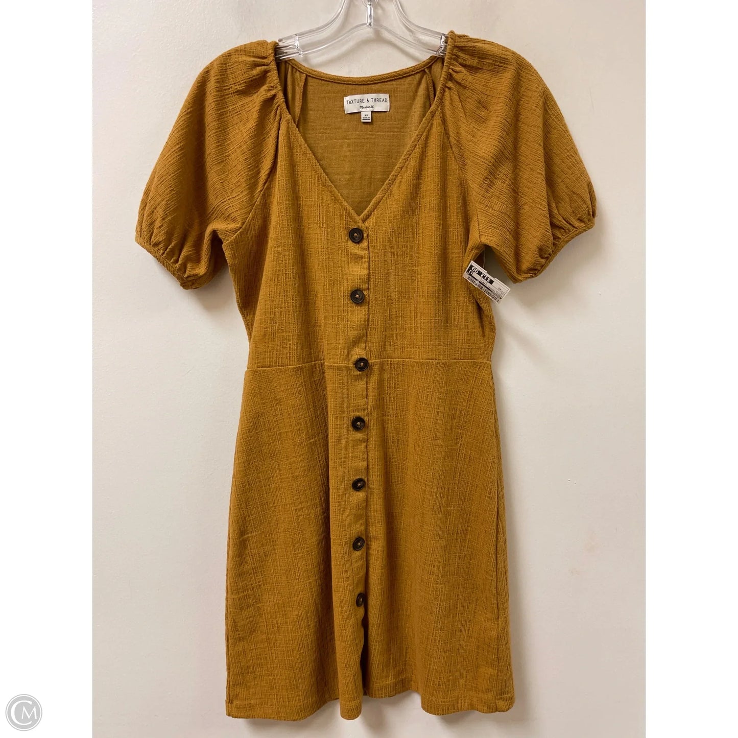 Dress Casual Short By Madewell In Yellow, Size: Xs