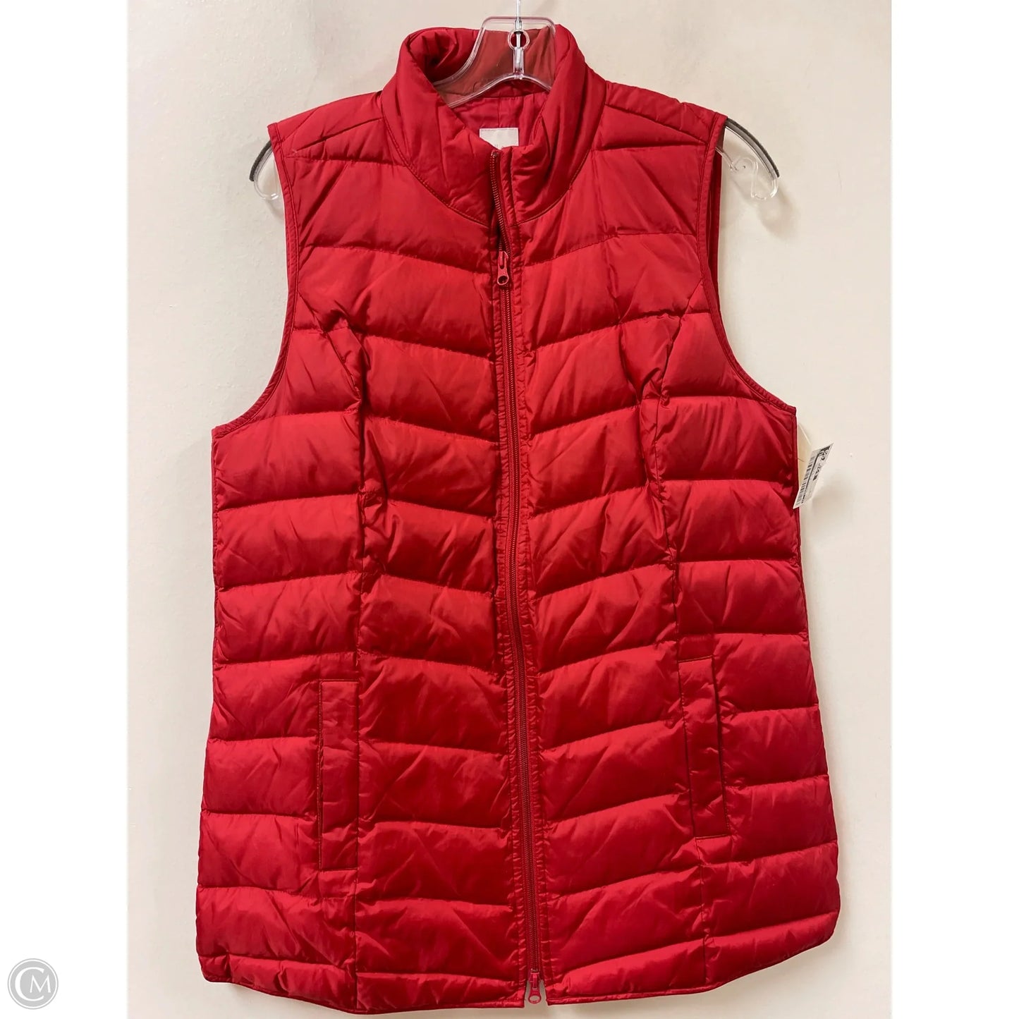 Vest Puffer & Quilted By J. Jill In Red, Size: M