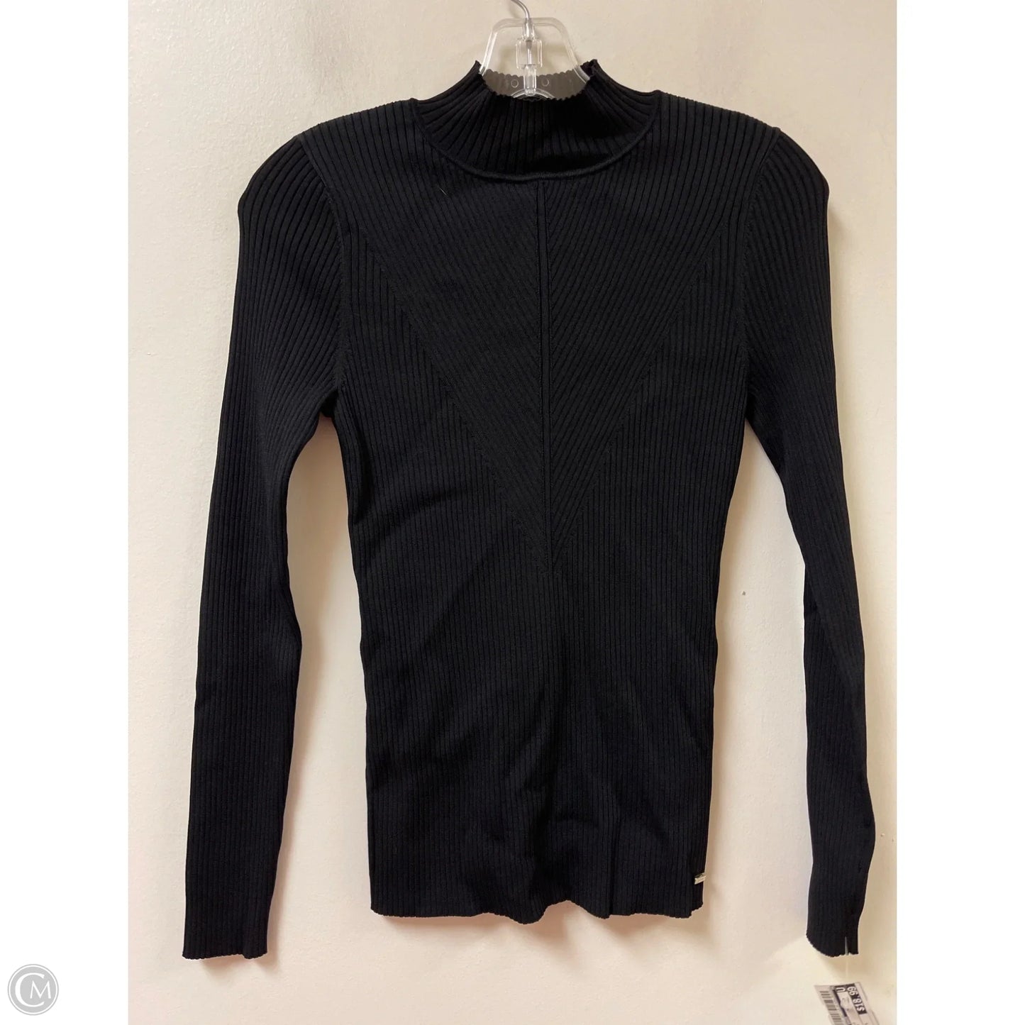 Top Long Sleeve By Ted Baker In Black, Size: S