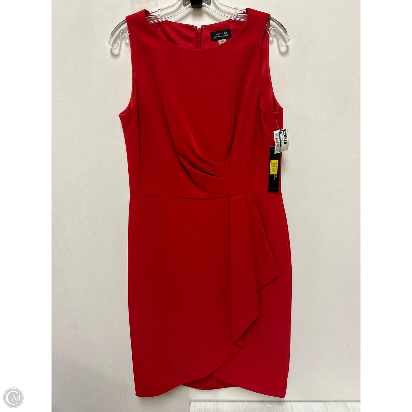 Dress Casual Midi By Tahari In Red, Size: M