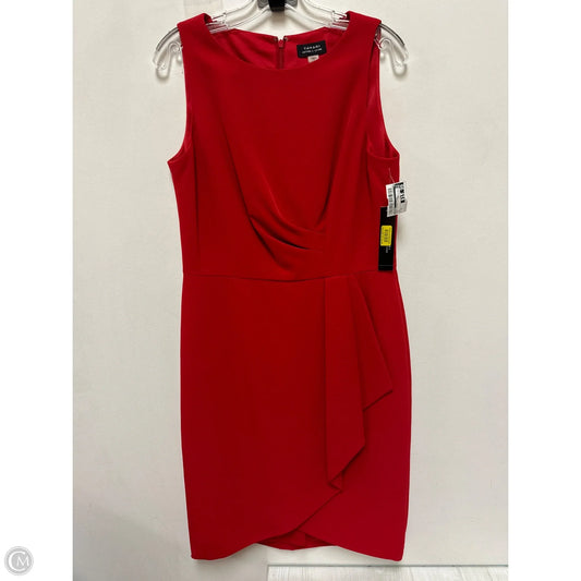 Dress Casual Midi By Tahari In Red, Size: M