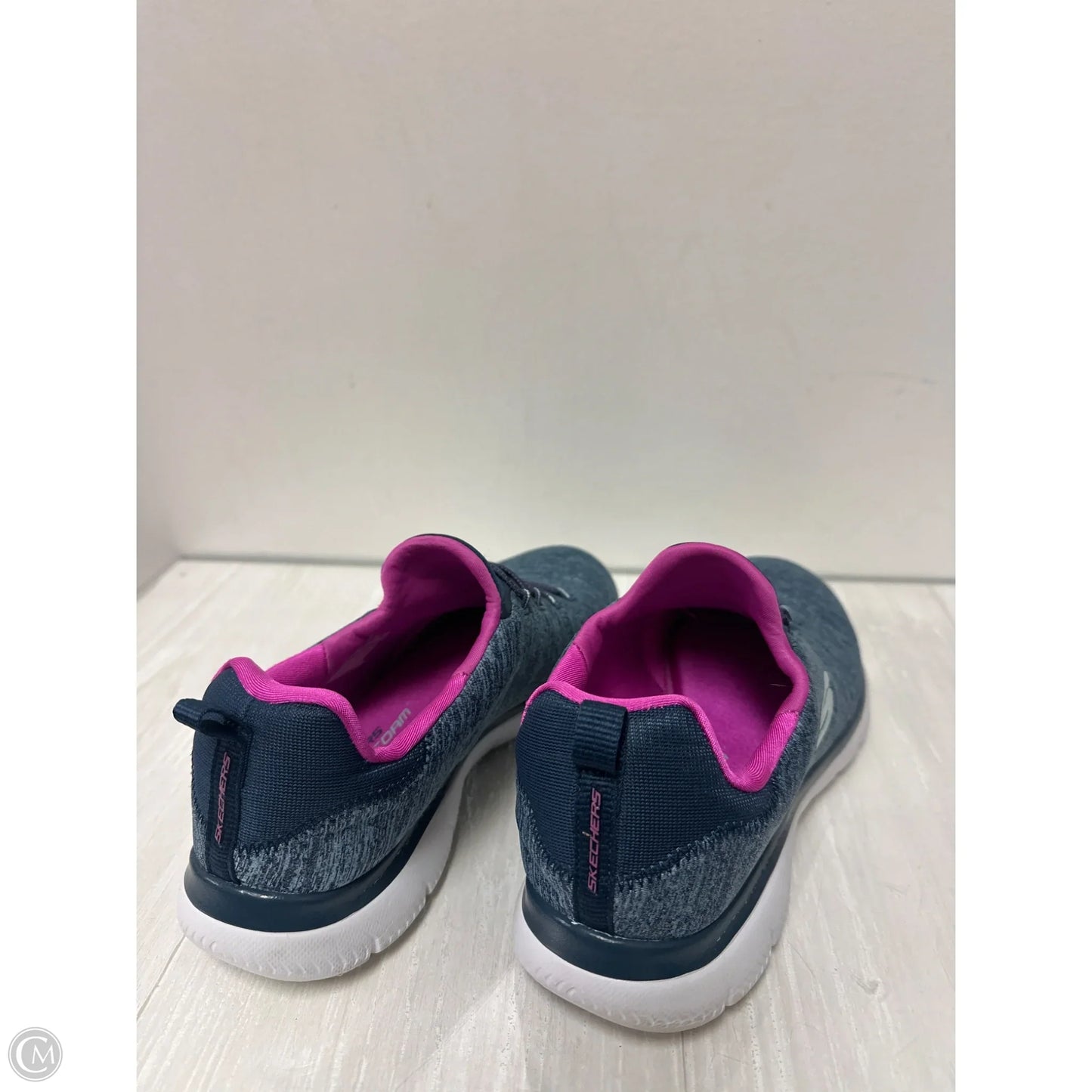 Shoes Athletic By Skechers In Blue, Size: 9