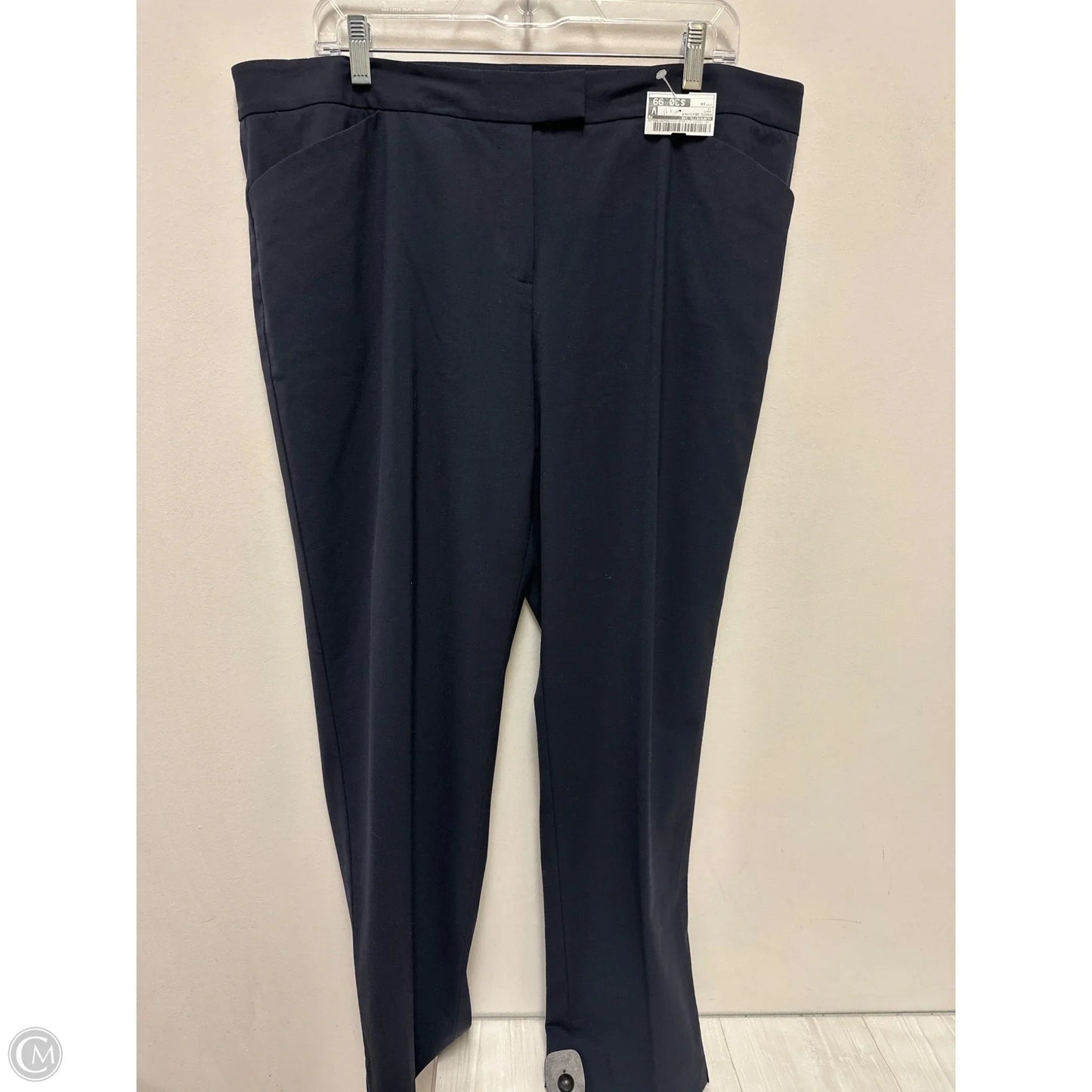 Pants Designer By Lafayette 148 In Navy, Size: 14