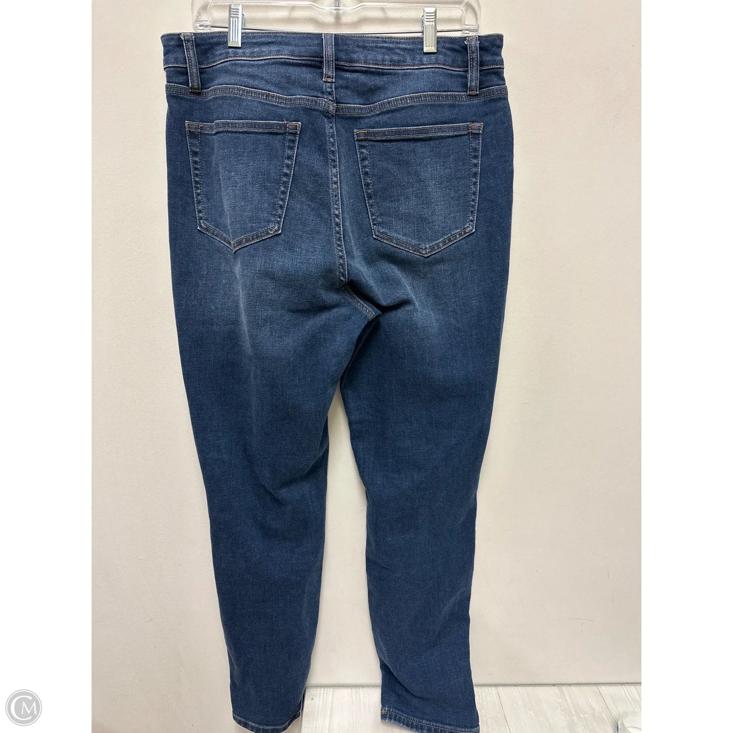 Jeans Skinny By New York And Co In Blue Denim, Size: 12
