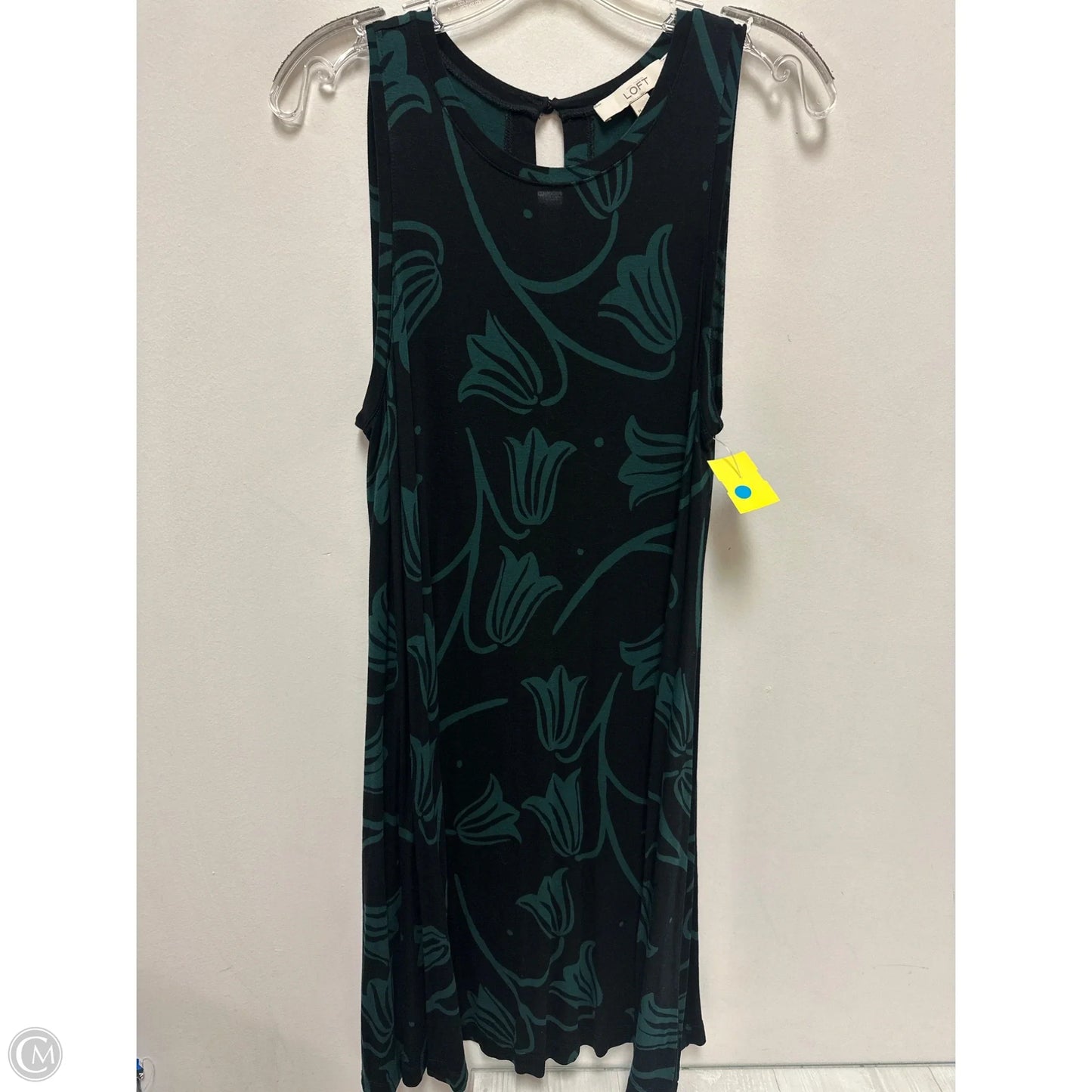 Dress Casual Short By Loft In Black & Green, Size: M