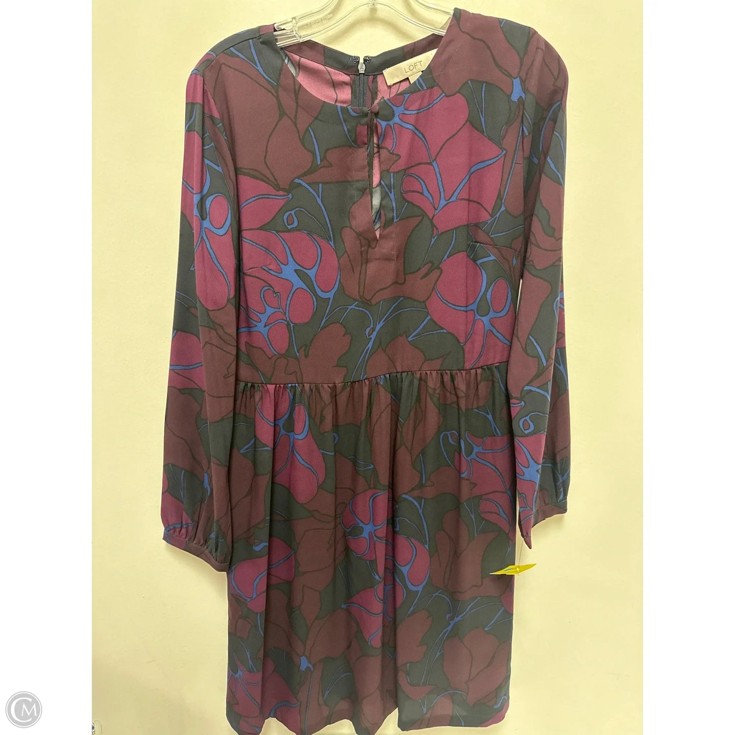 Dress Casual Short By Loft In Black & Purple, Size: M