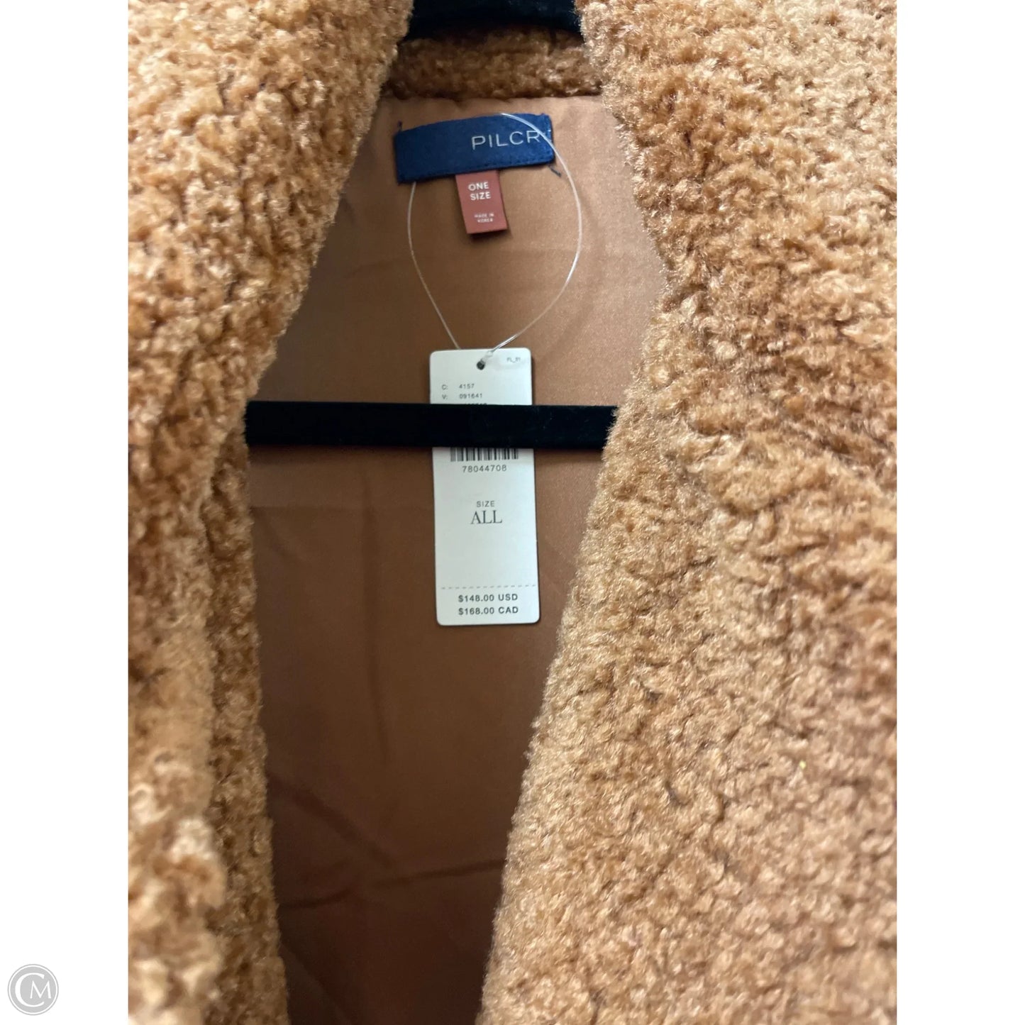 Vest Faux Fur & Sherpa By Pilcro In Brown, Size: Osfm