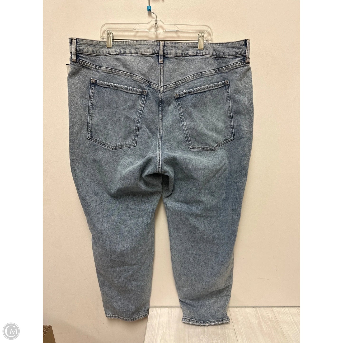 Jeans Straight By Old Navy In Blue Denim, Size: 24