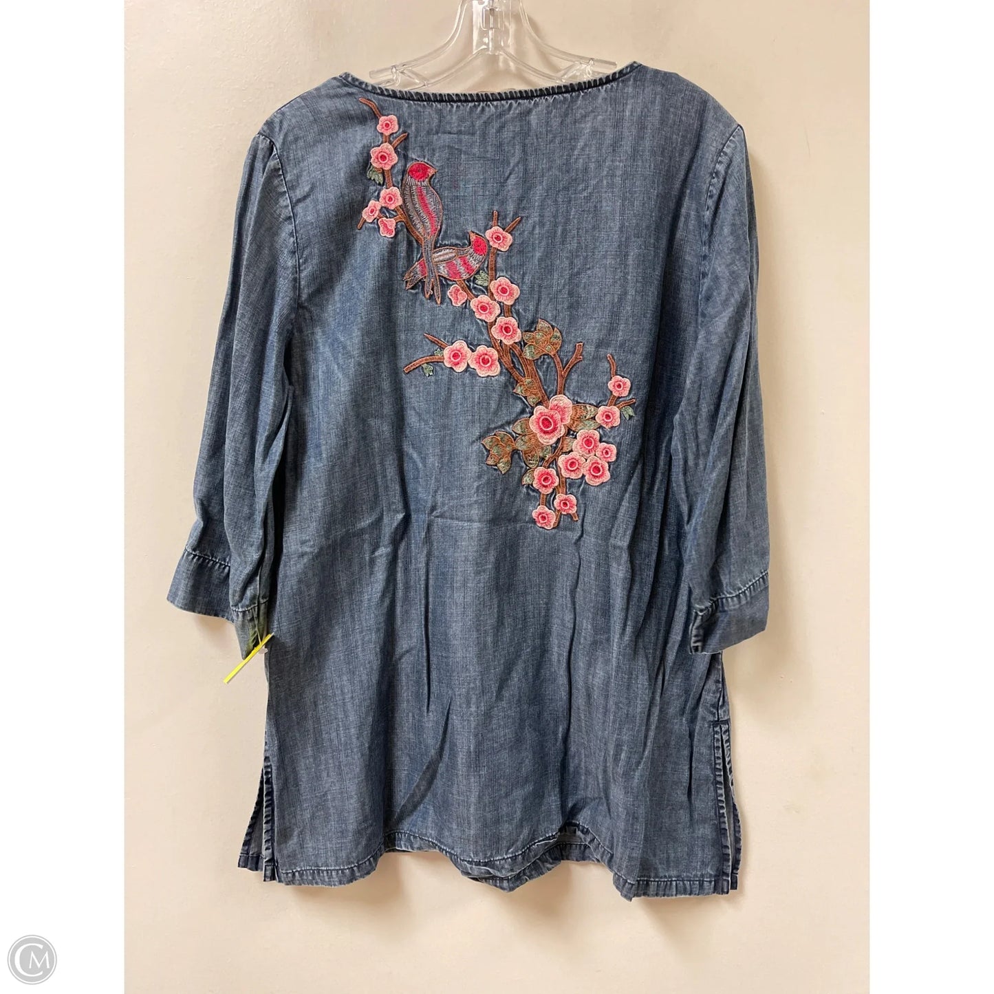 Top Long Sleeve By Soft Surroundings In Blue, Size: Lp