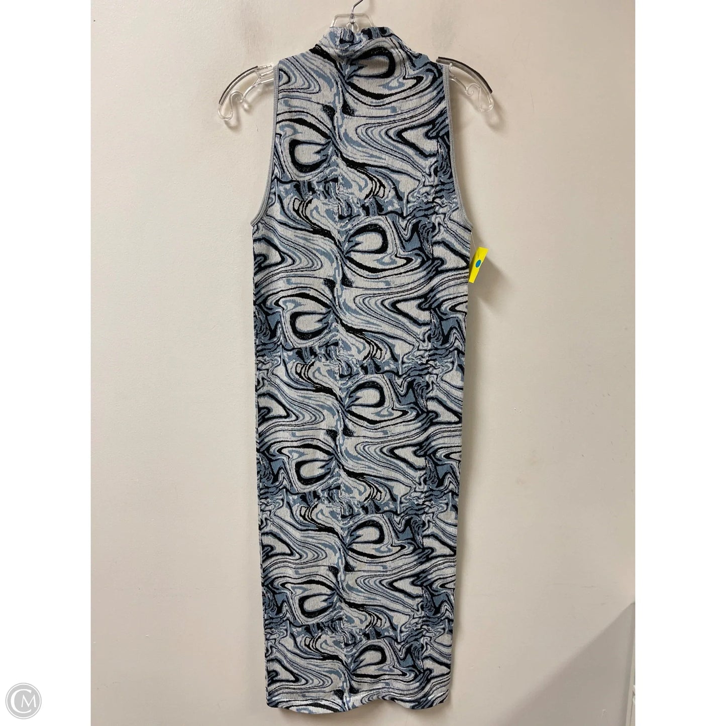Dress Casual Maxi By Zara In Blue & White, Size: M
