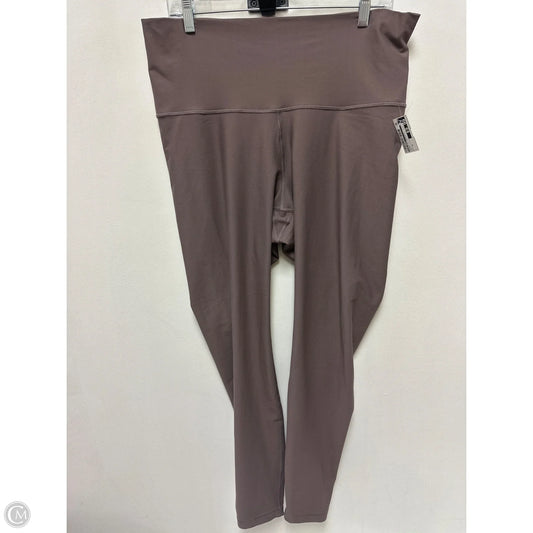 Athletic Leggings By Old Navy In Brown, Size: Xl