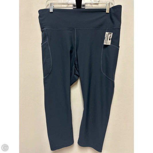 Athletic Leggings By Old Navy In Grey, Size: Xl