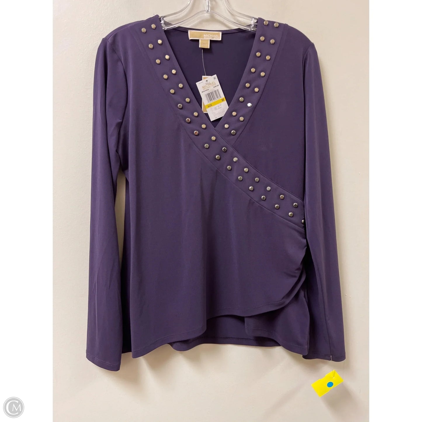 Top Long Sleeve By Michael By Michael Kors In Purple, Size: M